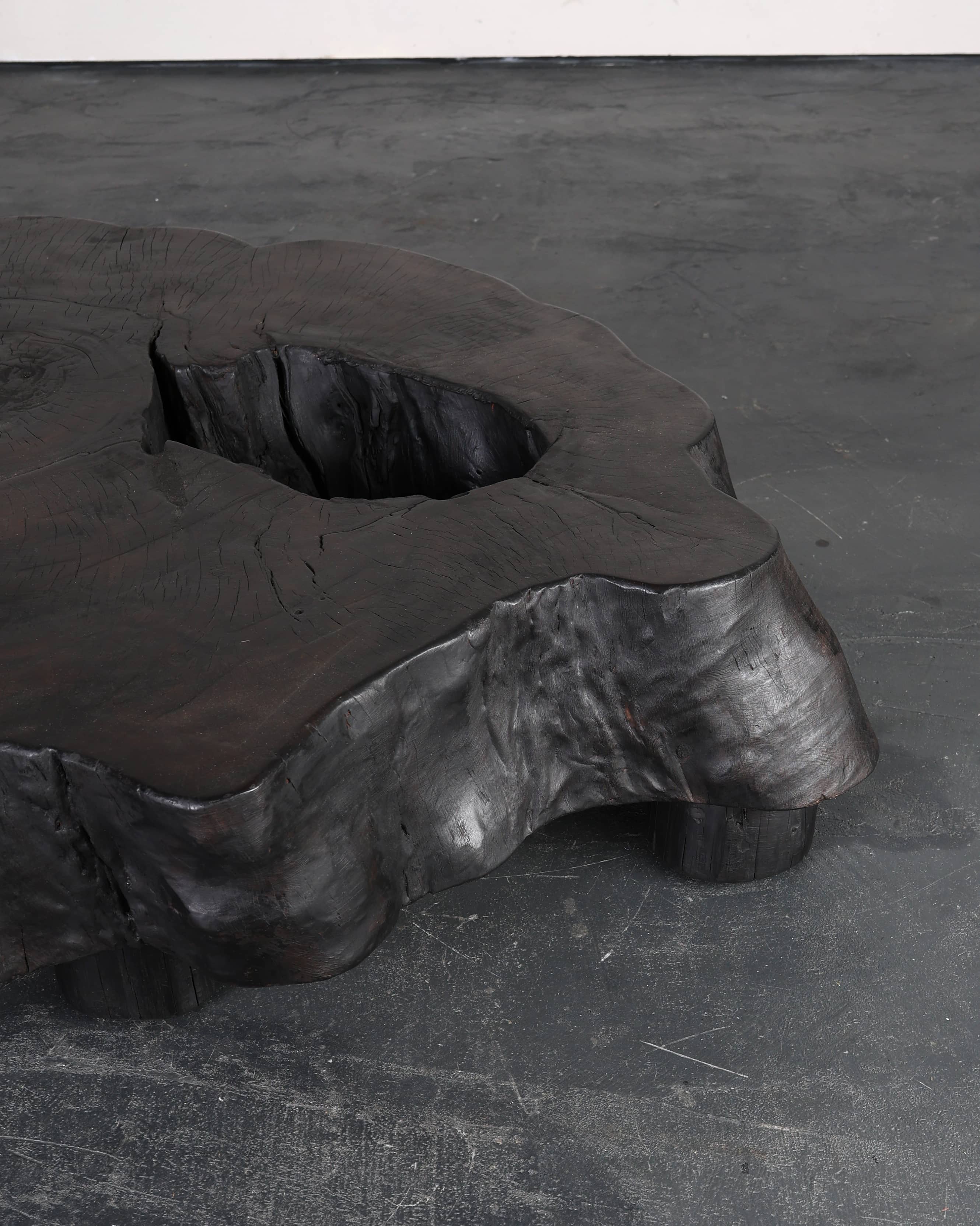 XL Charred Cedar Japanese Coffee Table