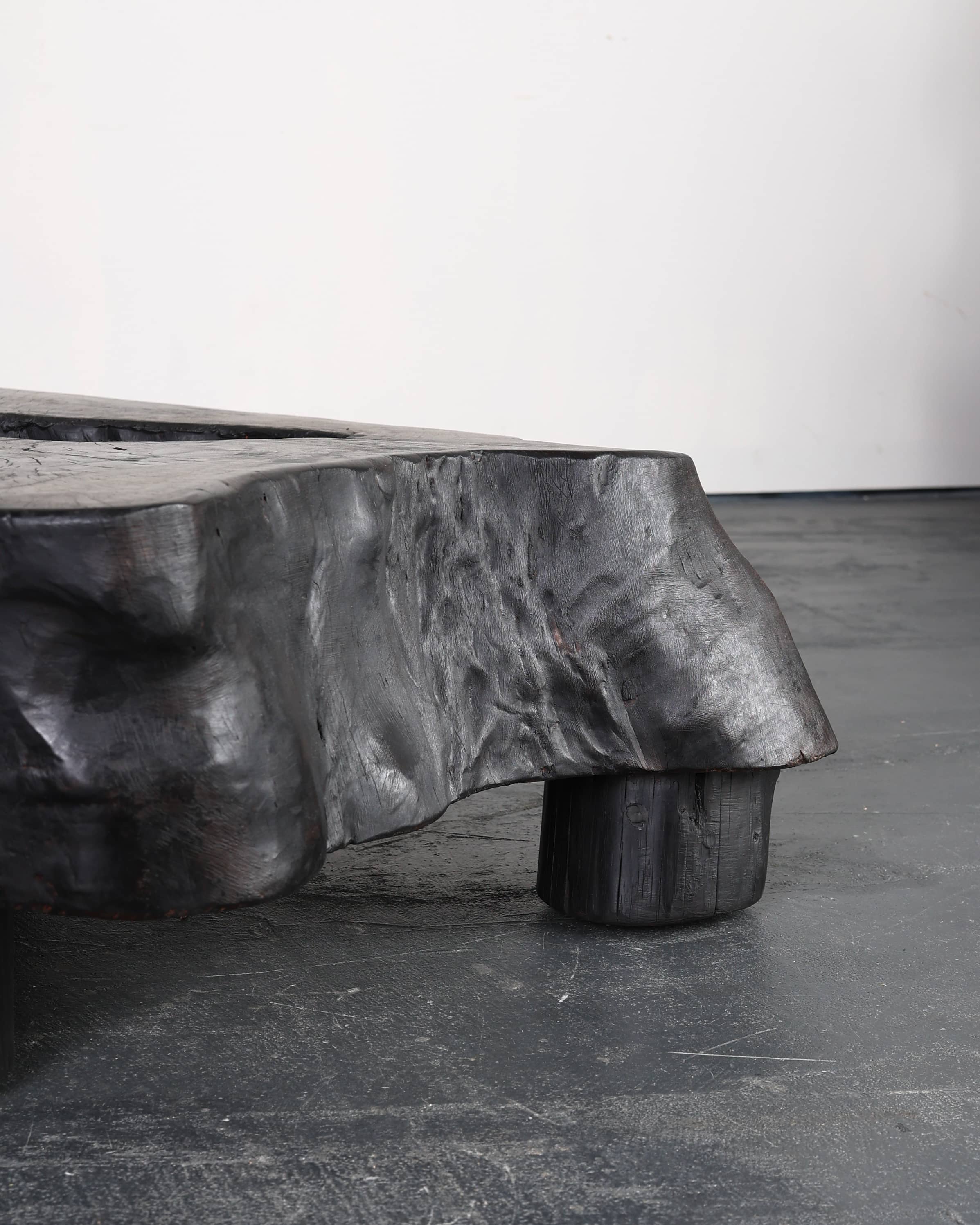 XL Charred Cedar Japanese Coffee Table