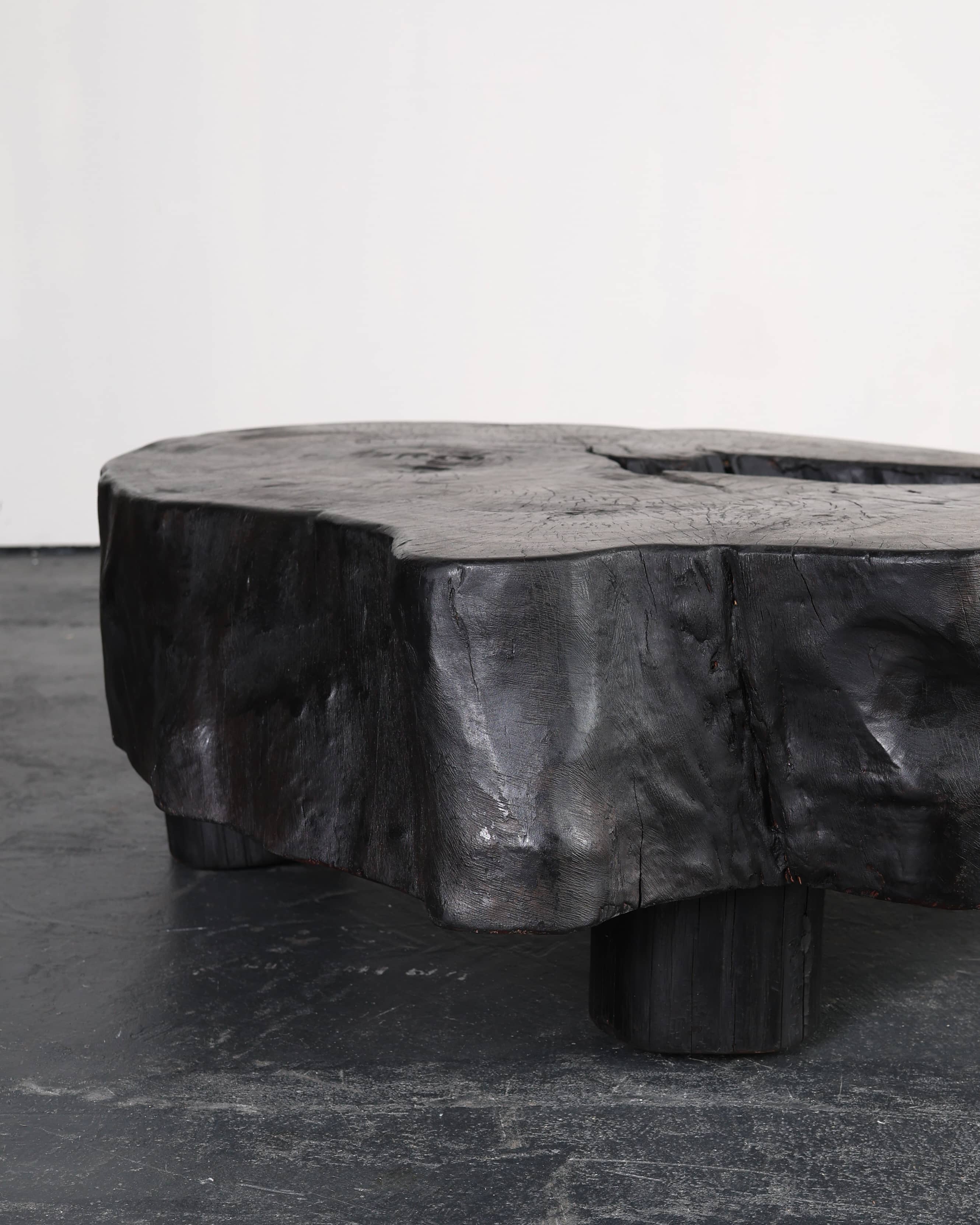 XL Charred Cedar Japanese Coffee Table