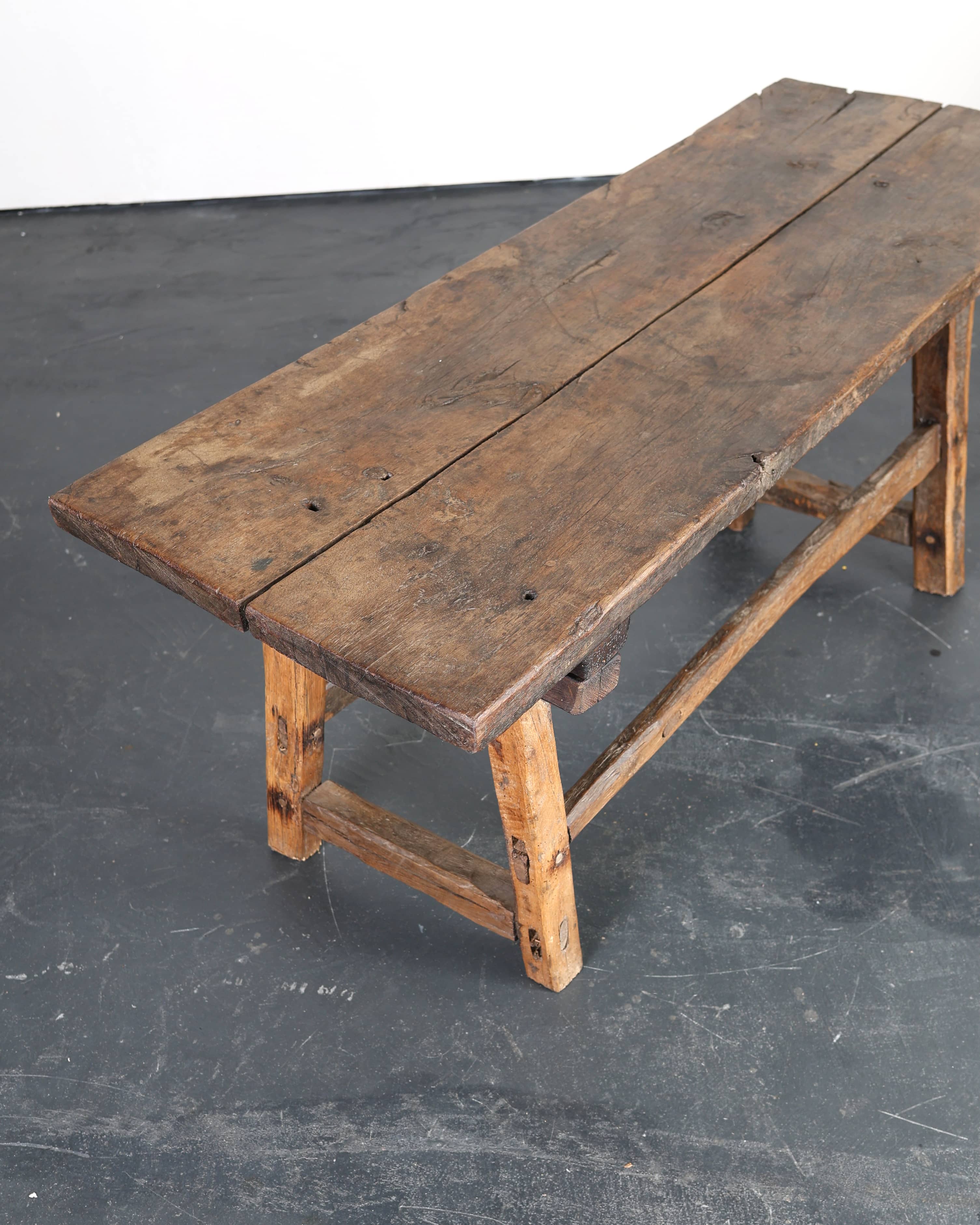Early 19th C. Walnut Mountain Table