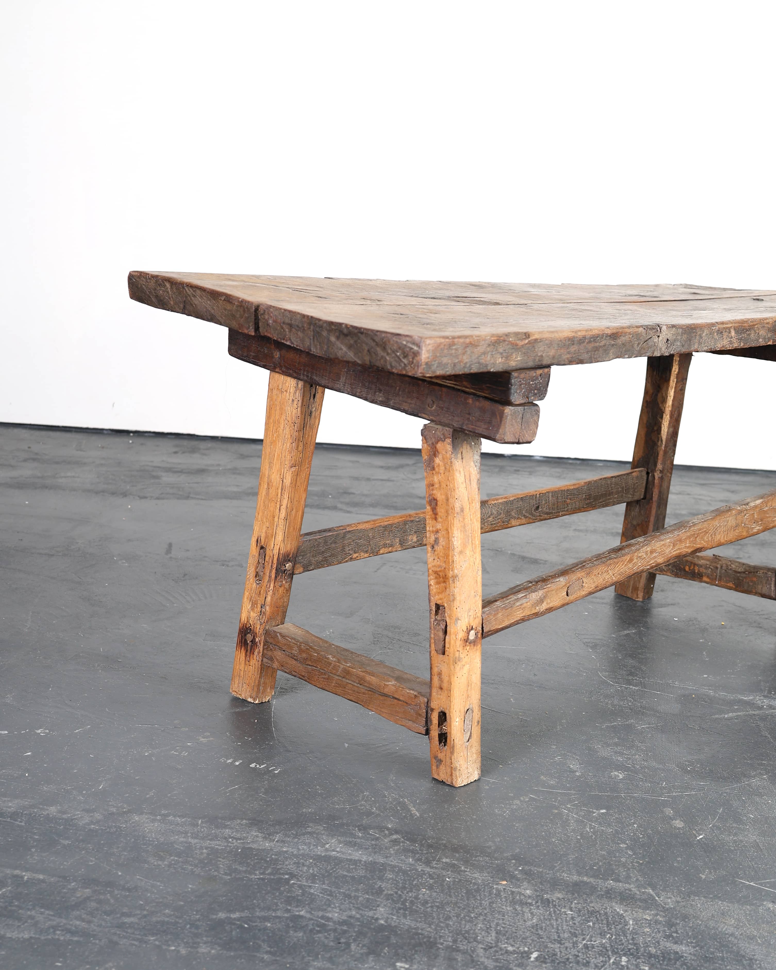 Early 19th C. Walnut Mountain Table