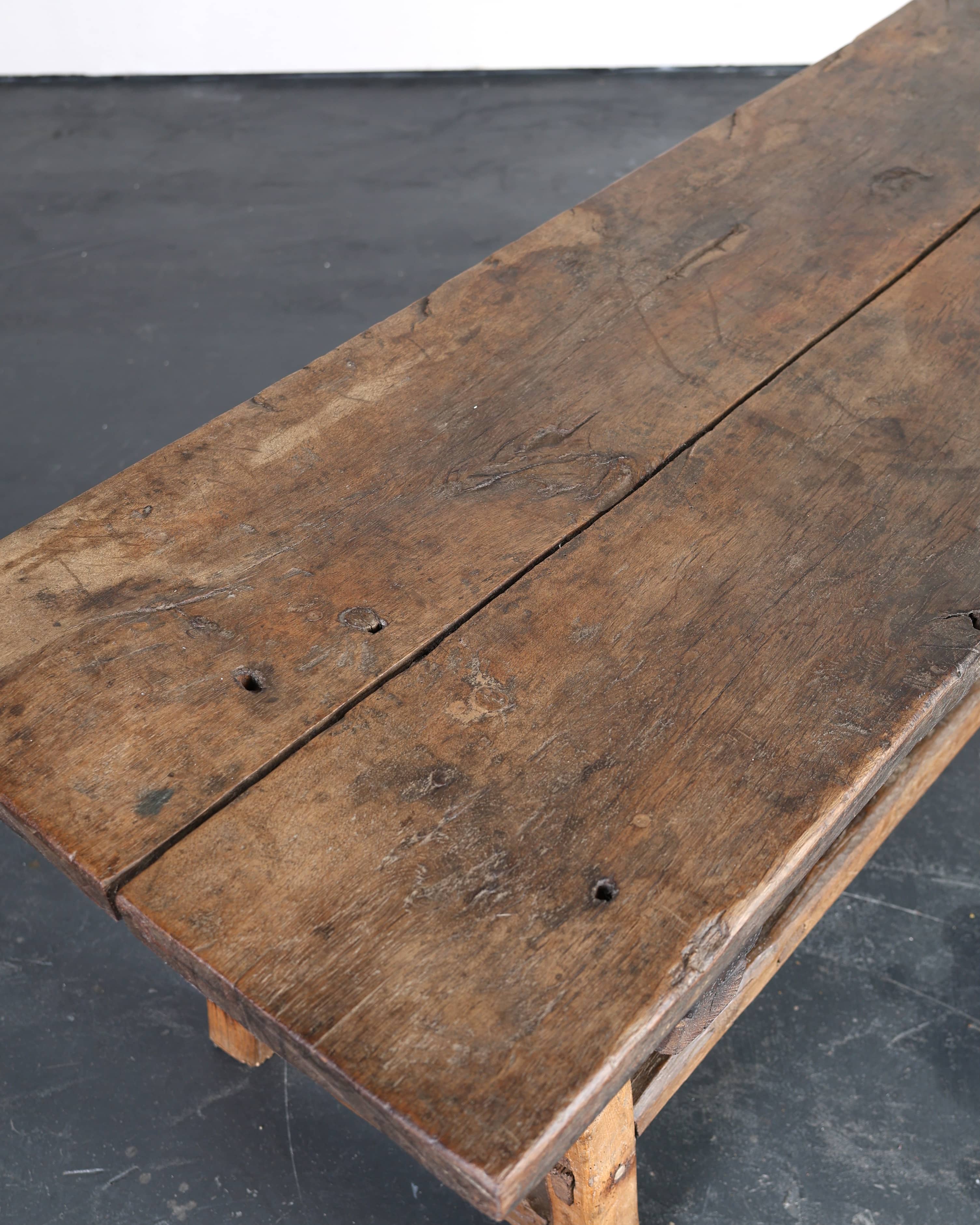 Early 19th C. Walnut Mountain Table