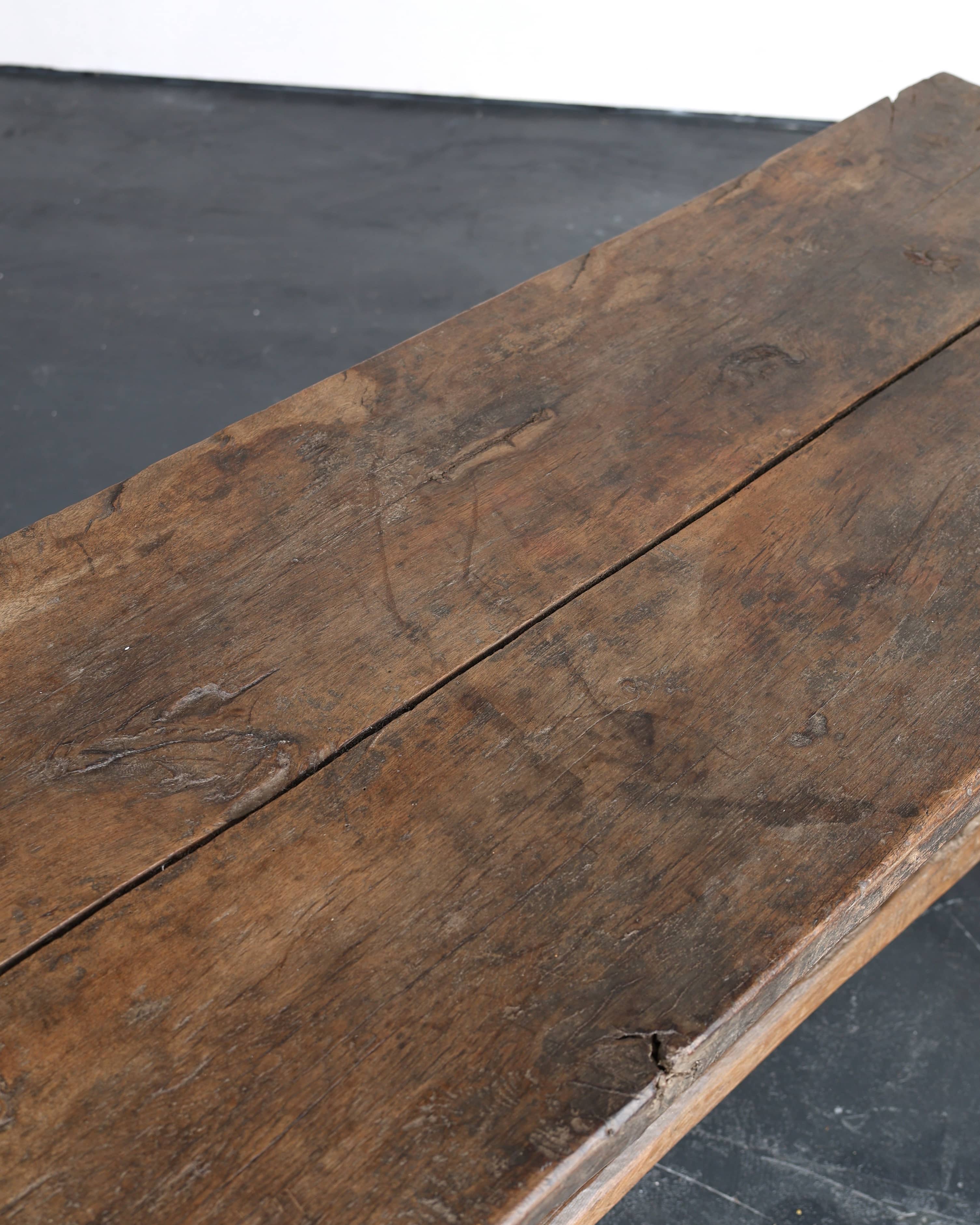 Early 19th C. Walnut Mountain Table