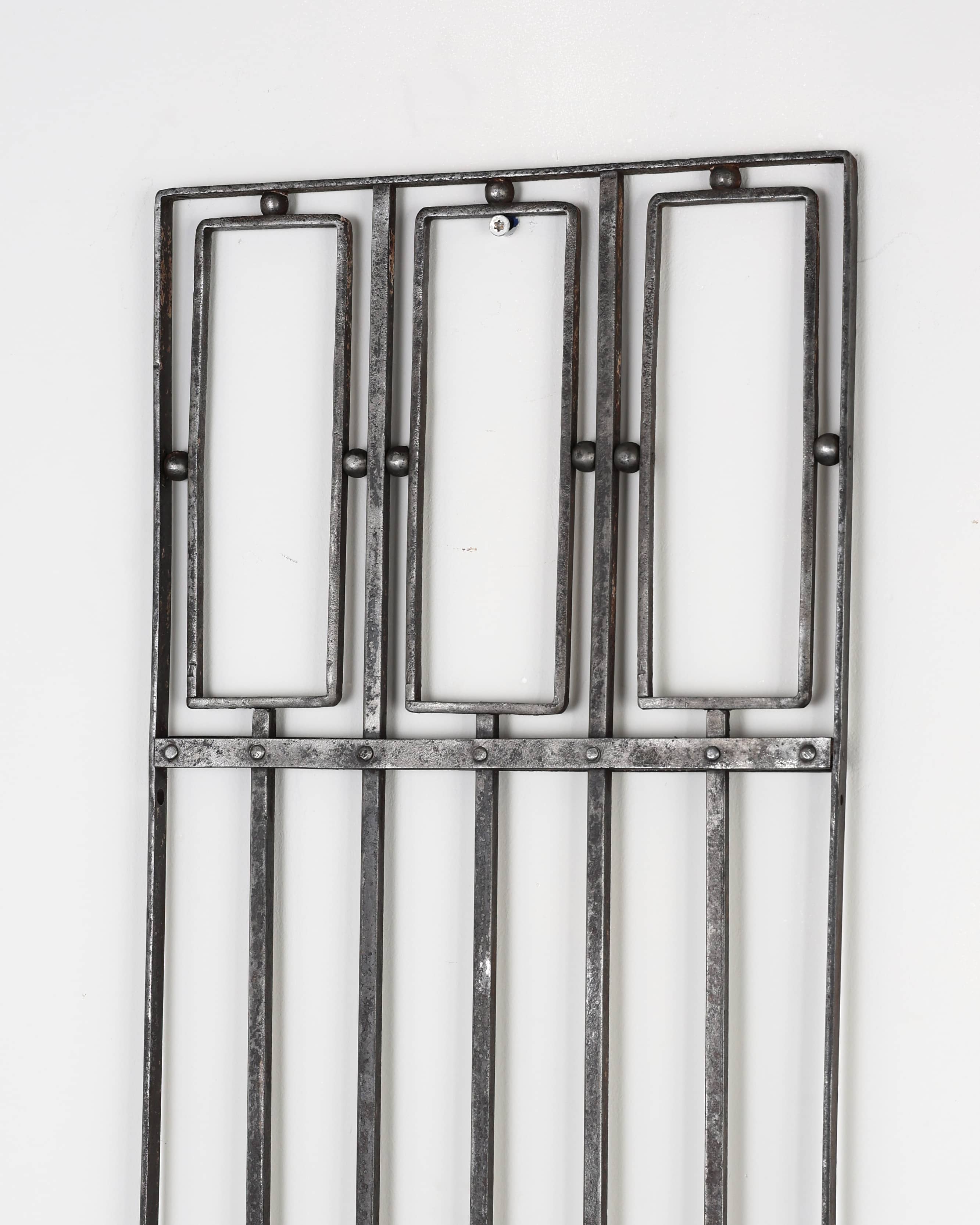 Decorative Wrought Iron Secessionist Wall Hanging