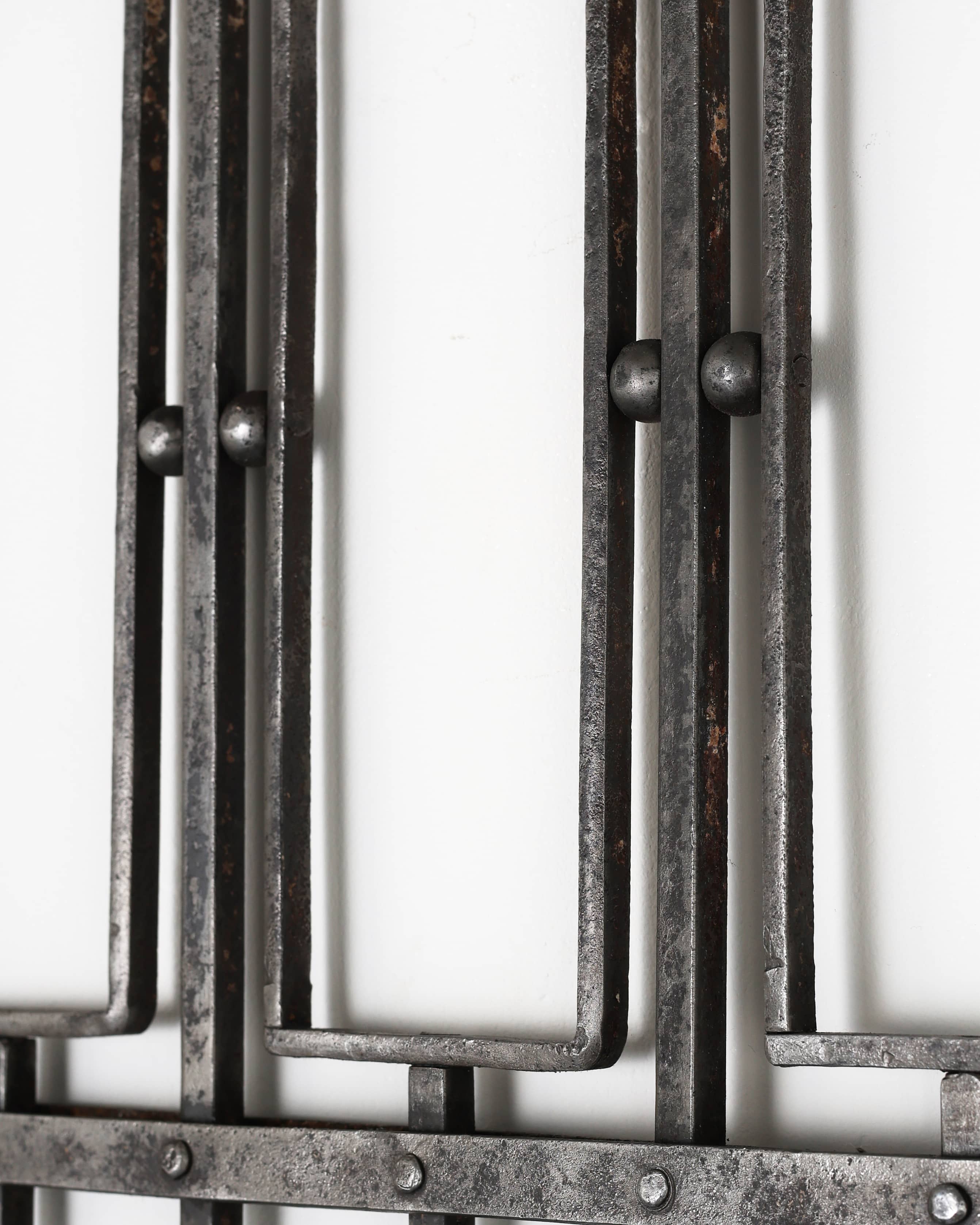 Decorative Wrought Iron Secessionist Wall Hanging