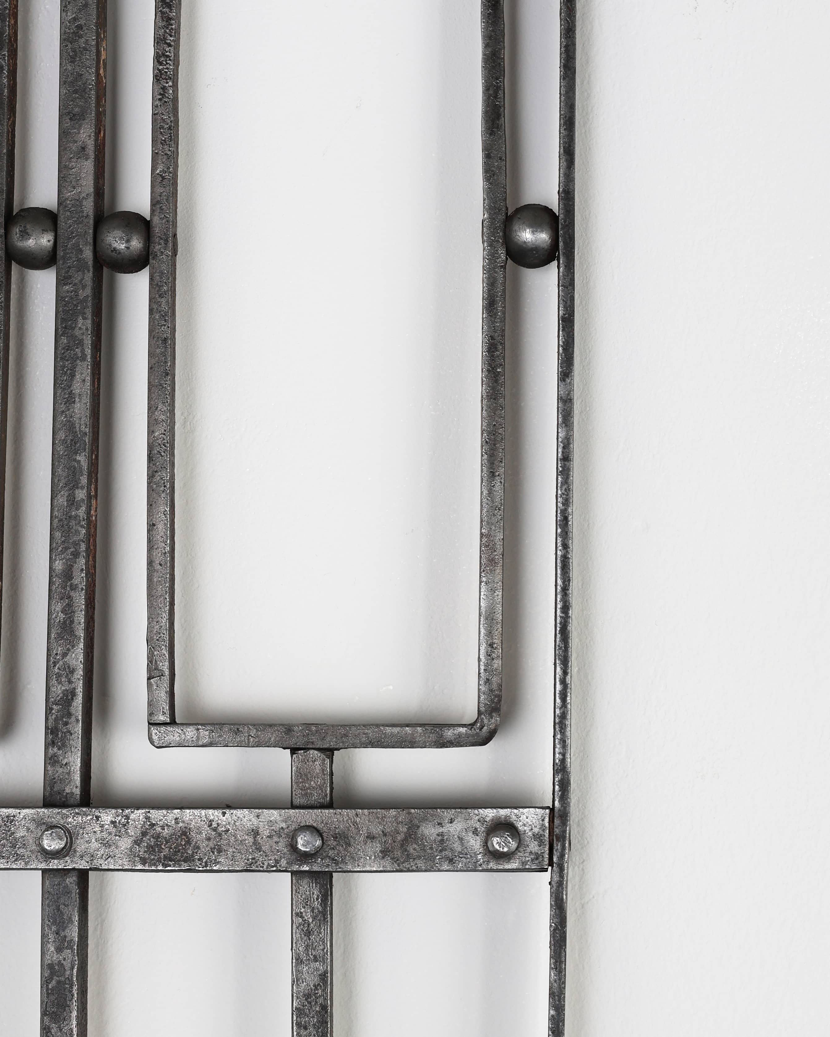 Decorative Wrought Iron Secessionist Wall Hanging