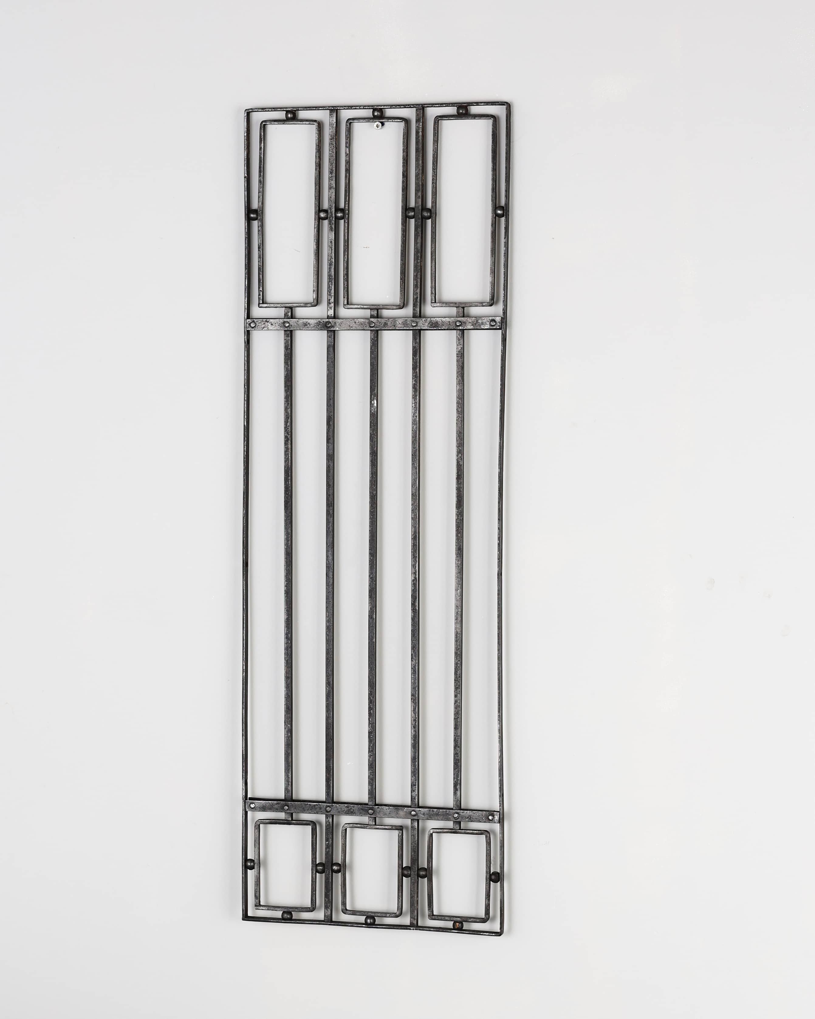 Decorative Wrought Iron Secessionist Wall Hanging