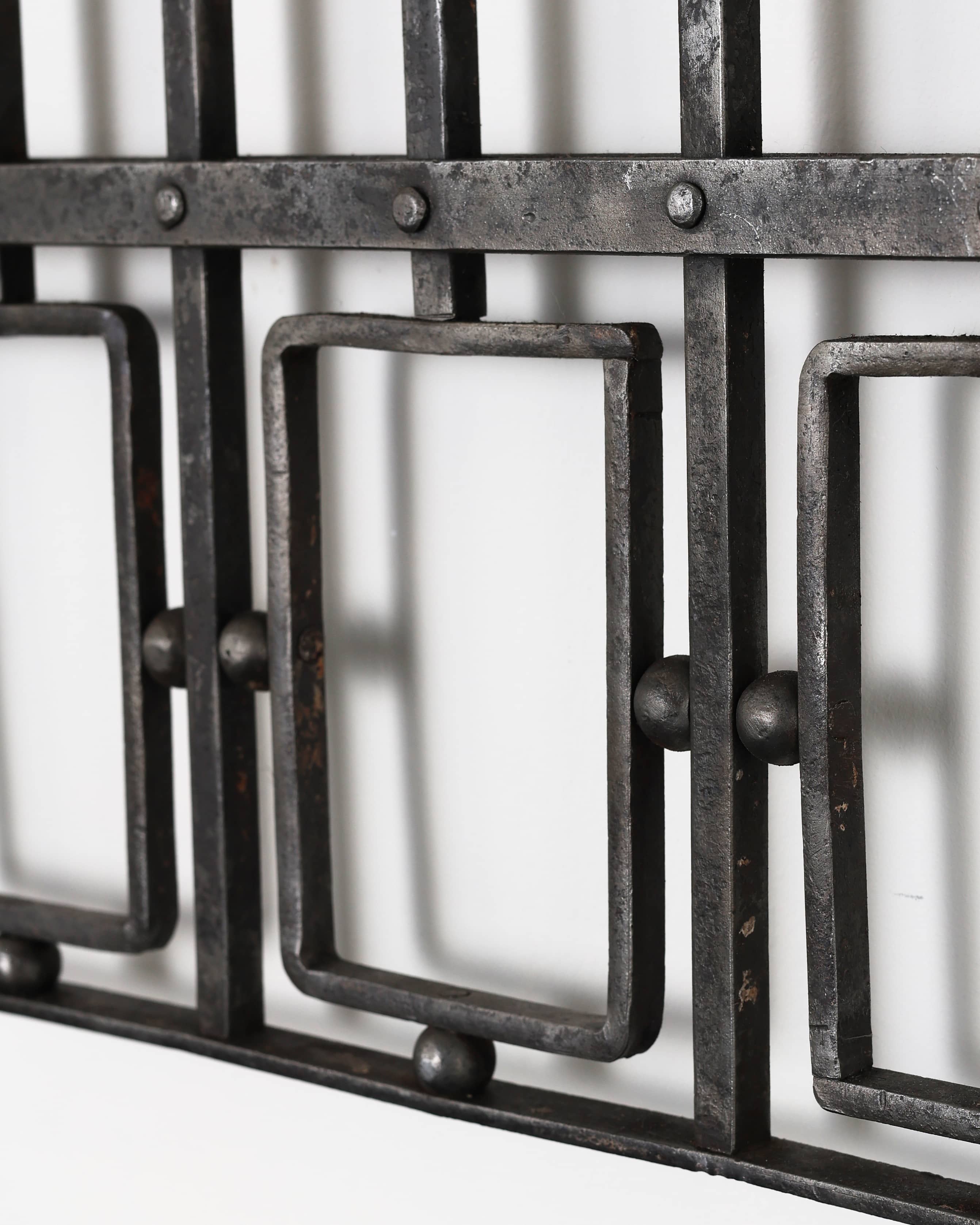 Decorative Wrought Iron Secessionist Wall Hanging