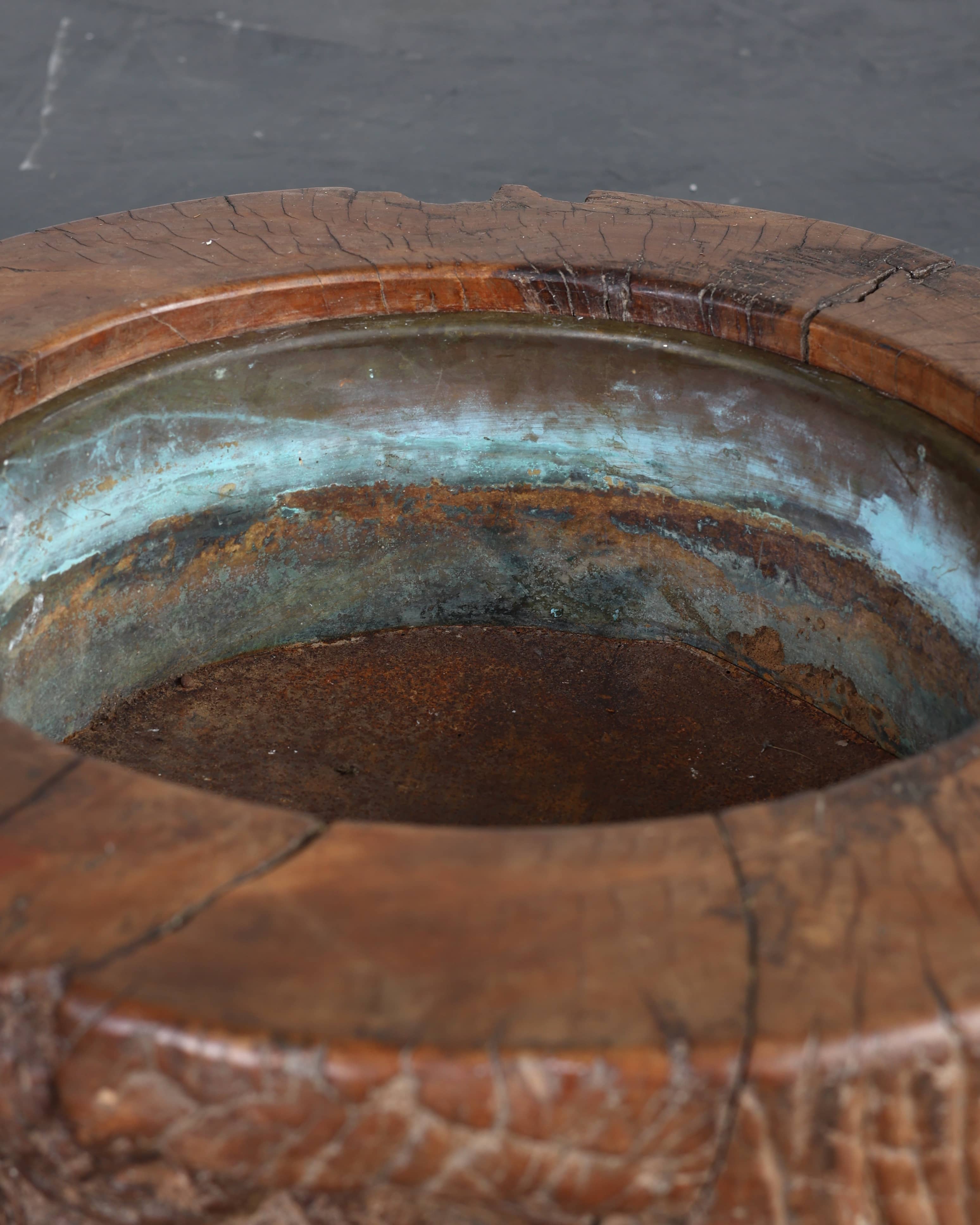 Primitive Japanese Dug Out Planter