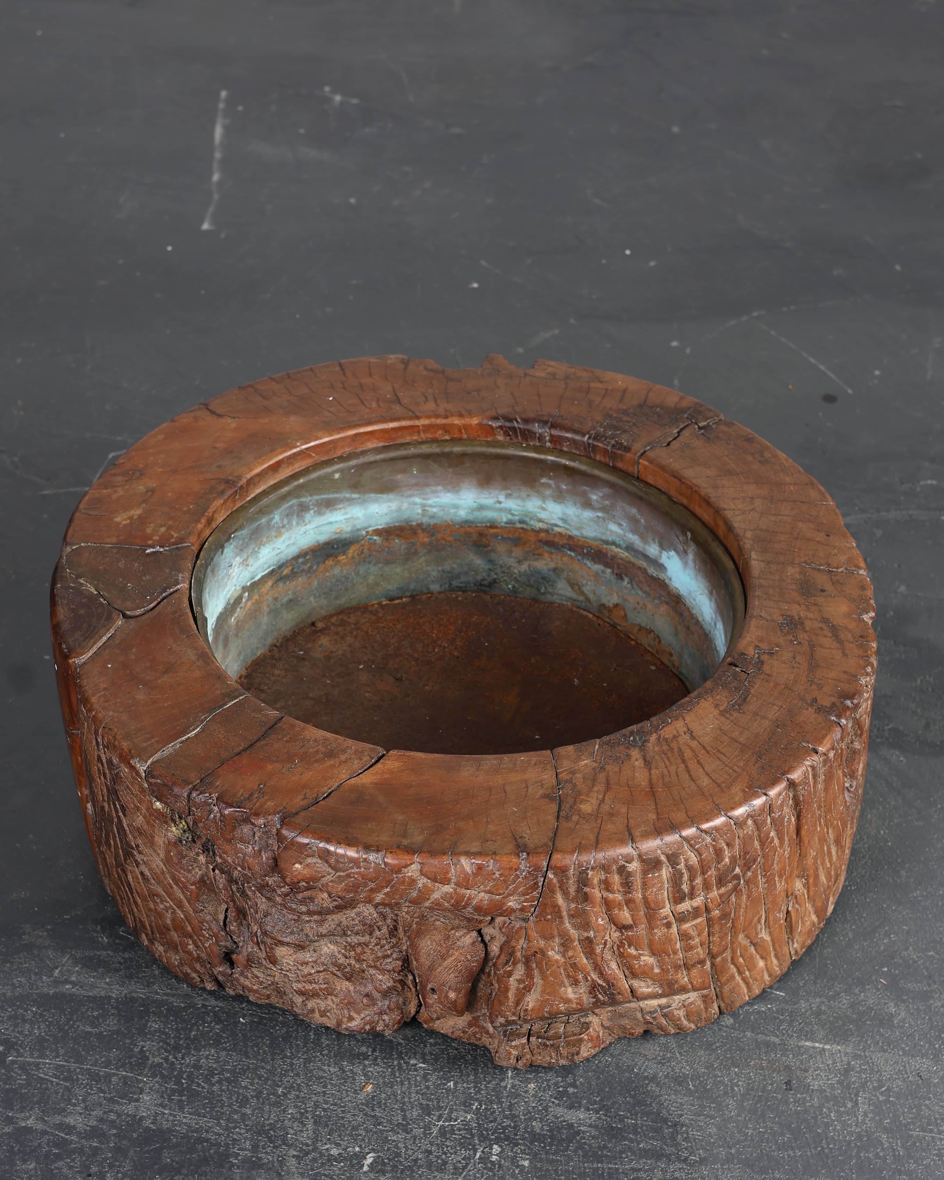 Primitive Japanese Dug Out Planter