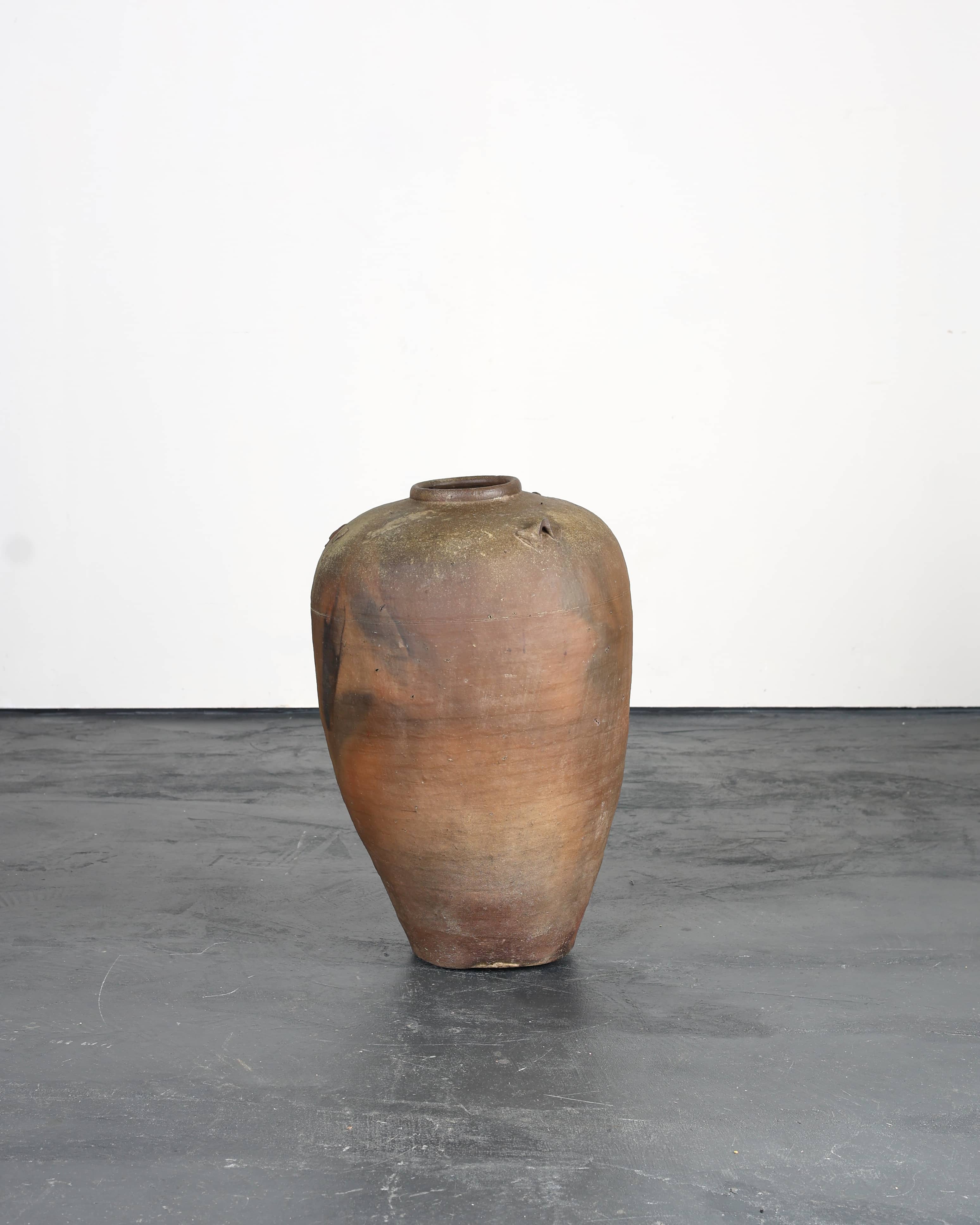 Large Early 19th C, Japanese Terracotta Vessel