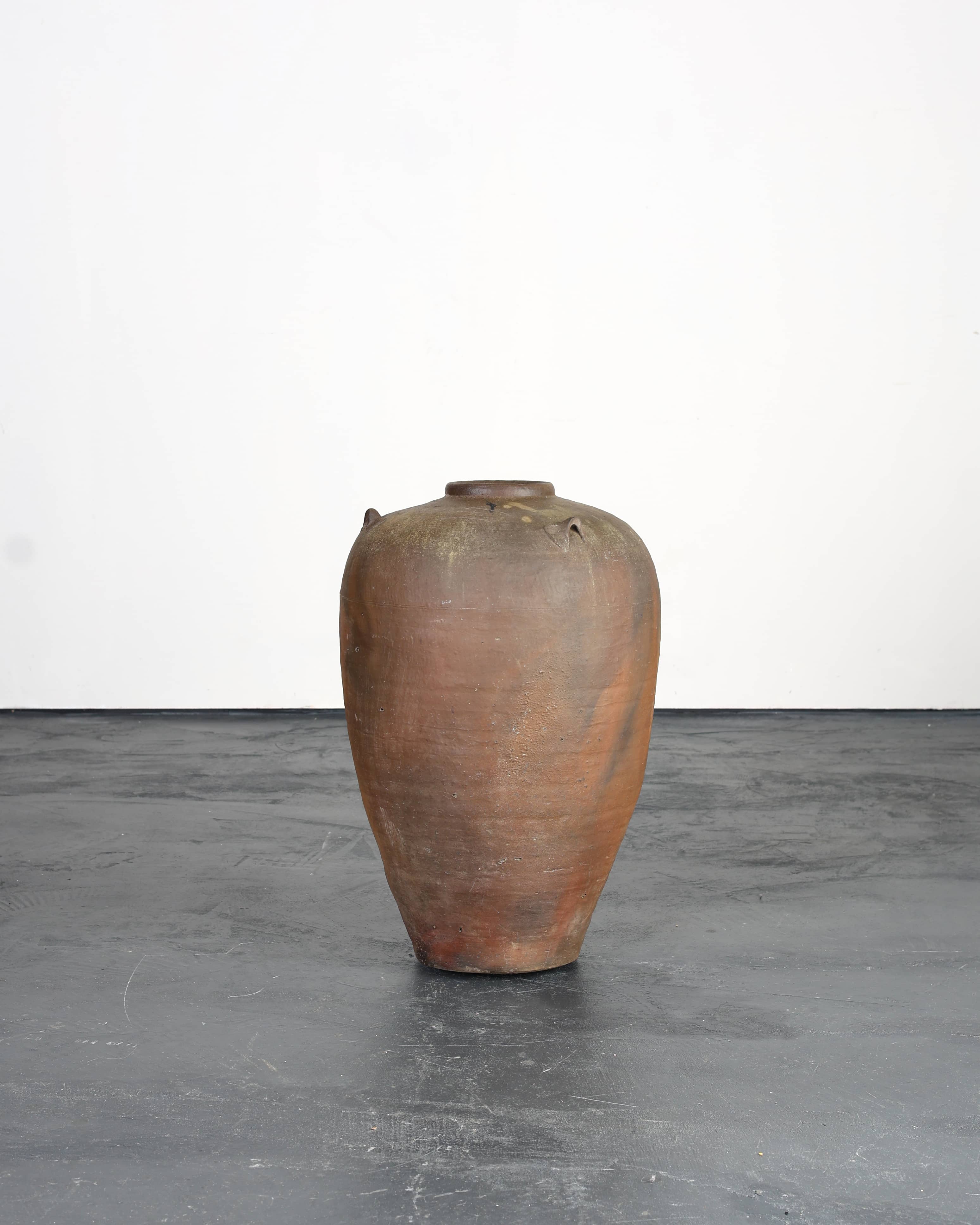 Large Early 19th C, Japanese Terracotta Vessel
