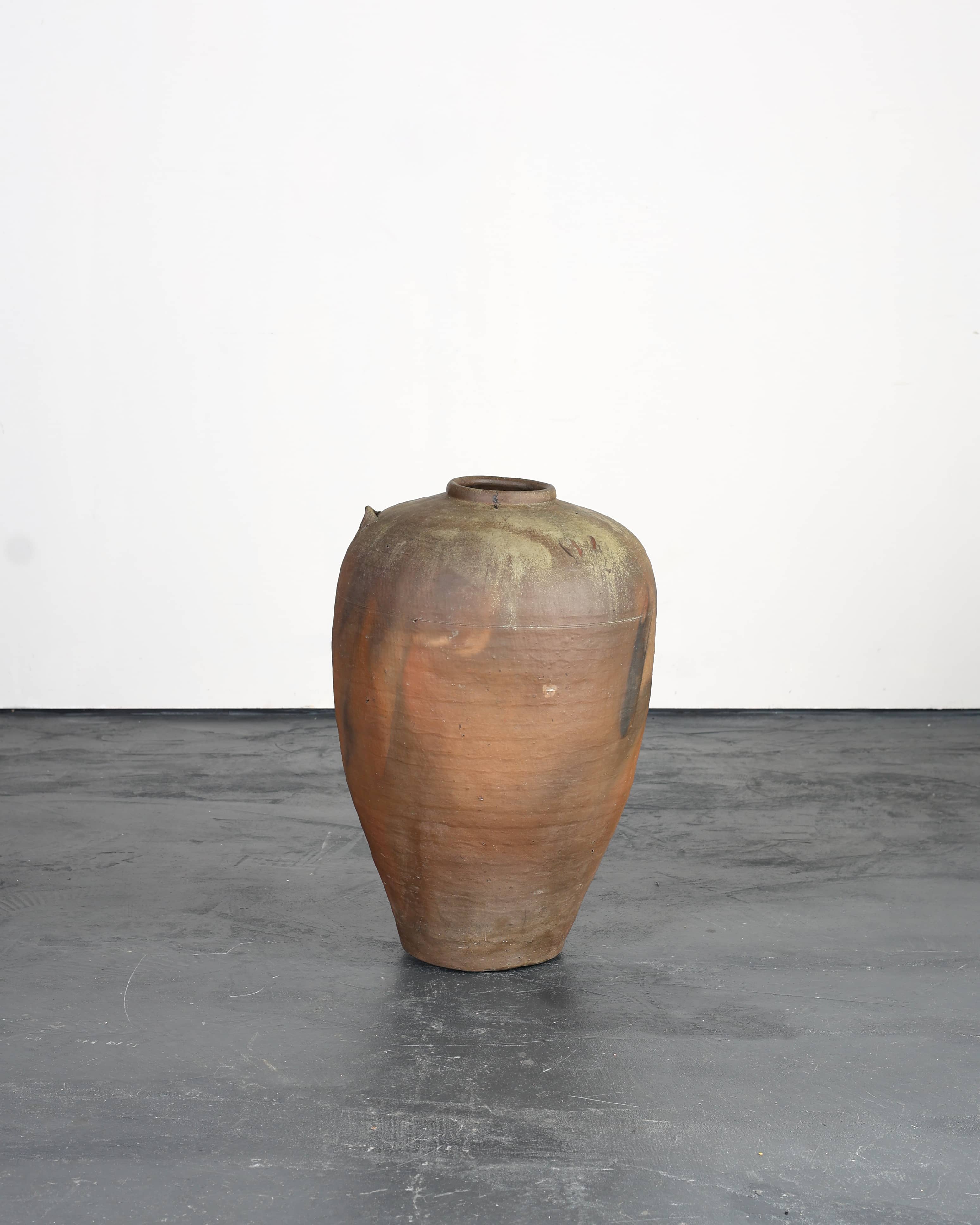 Large Early 19th C, Japanese Terracotta Vessel