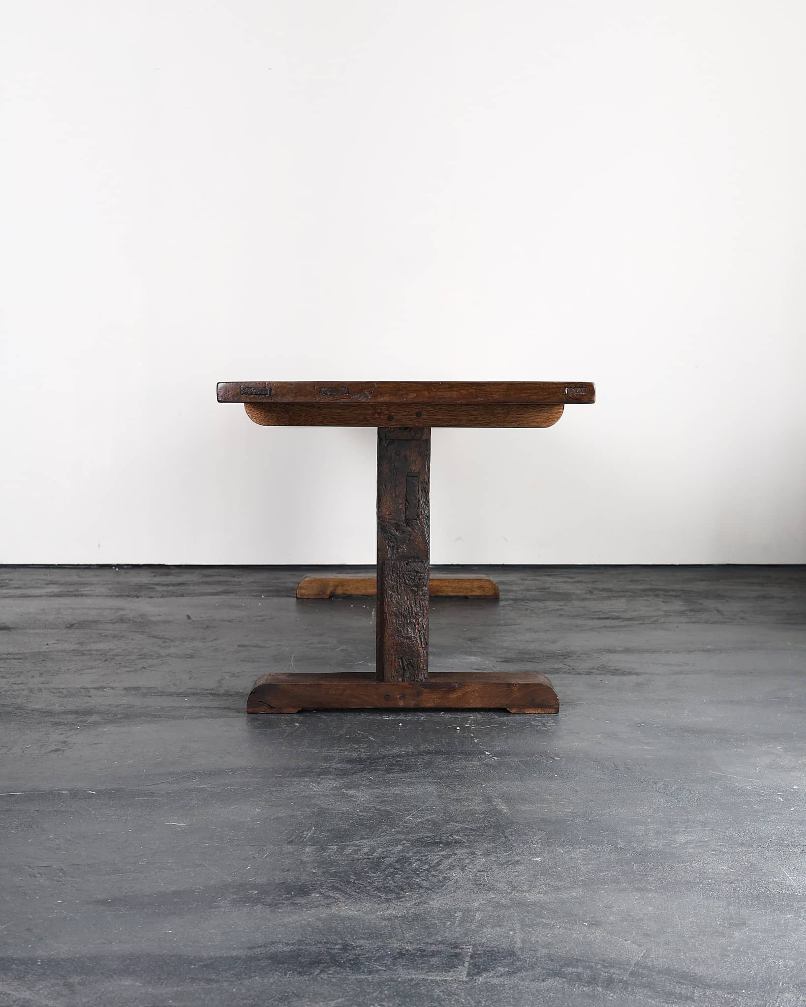 Incredible XL Matched Pair Of Late 18th C. Walnut Mountain Dinning Tables (Table 1)