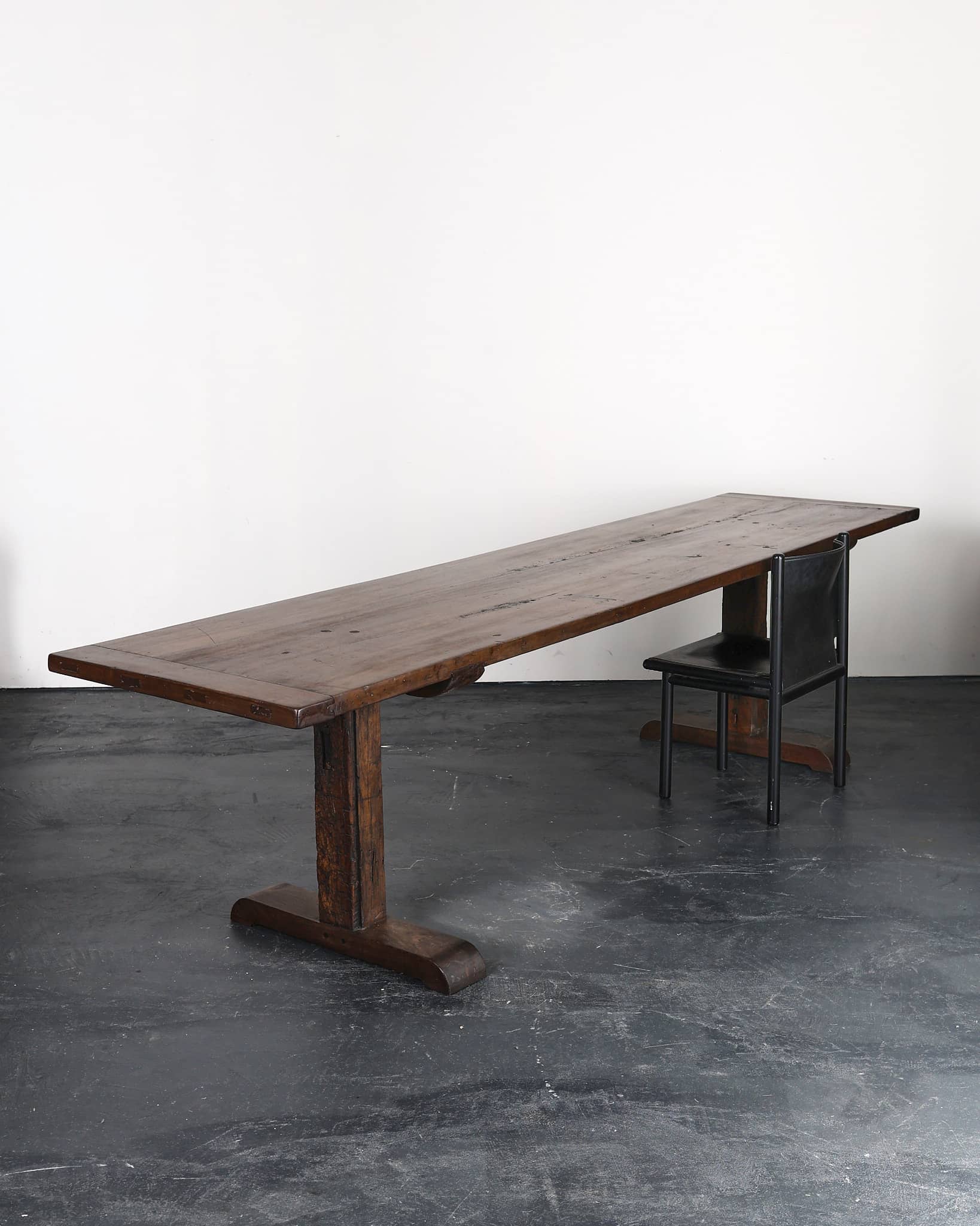 Incredible XL Matched Pair of late 18th C. Walnut Mountain Dinning Tables (Table 2)