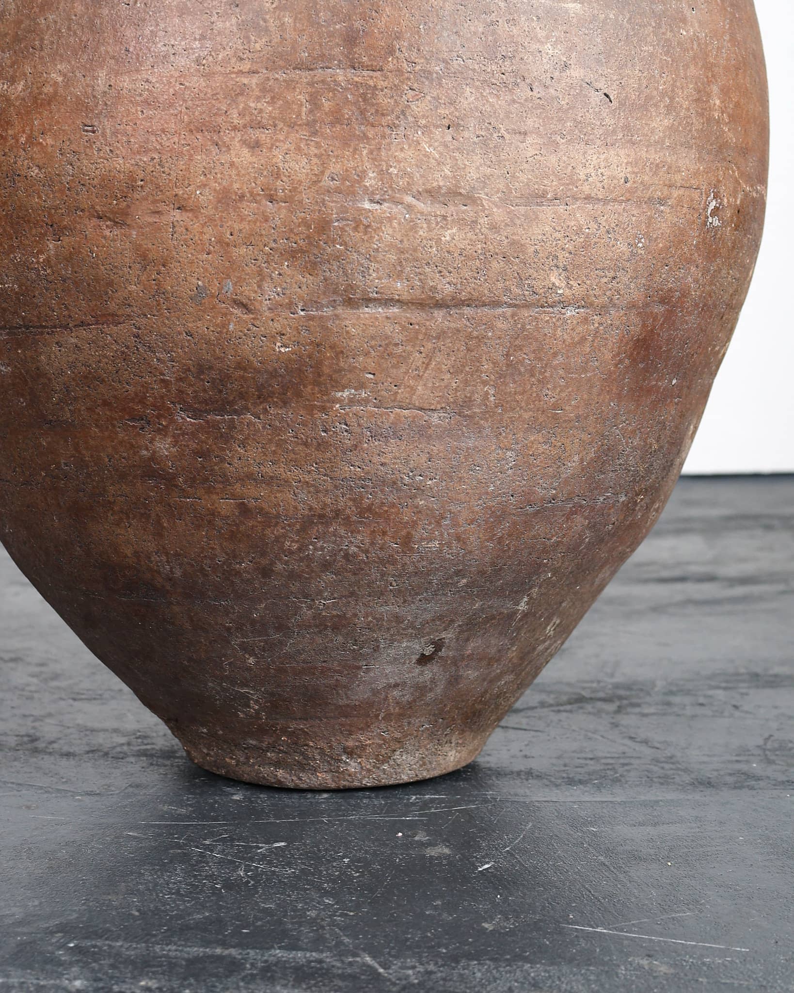 An Incredible Large Spanish 18th C. Terracotta Vessel