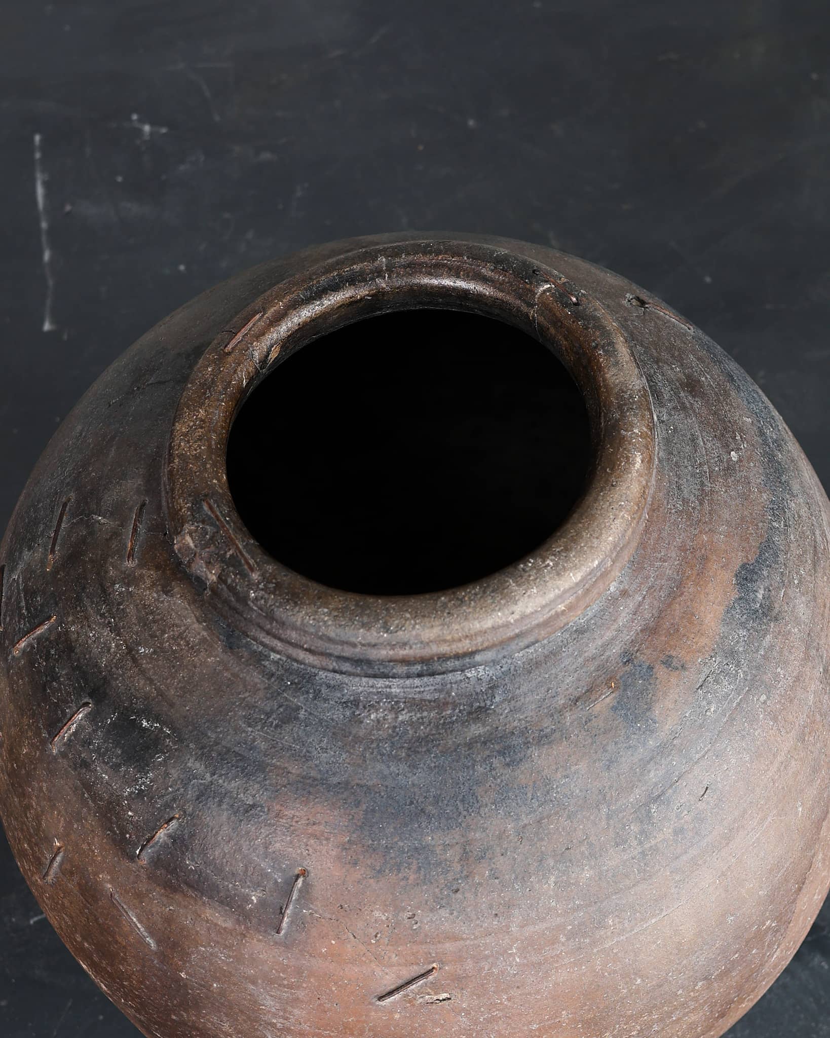An Incredible Large Spanish 18th C. Terracotta Vessel
