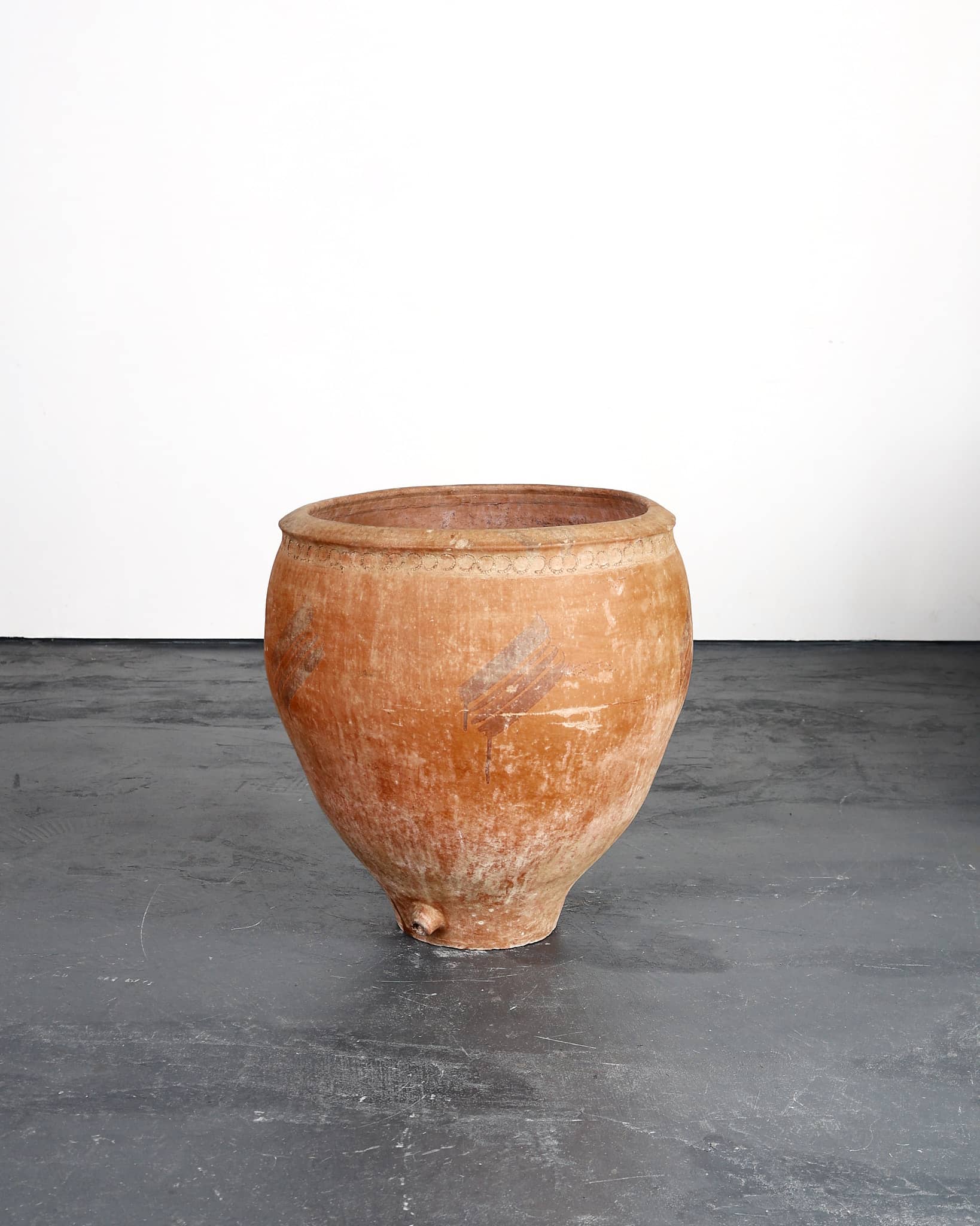 XL 19th C. Terracotta Calanda Vessel