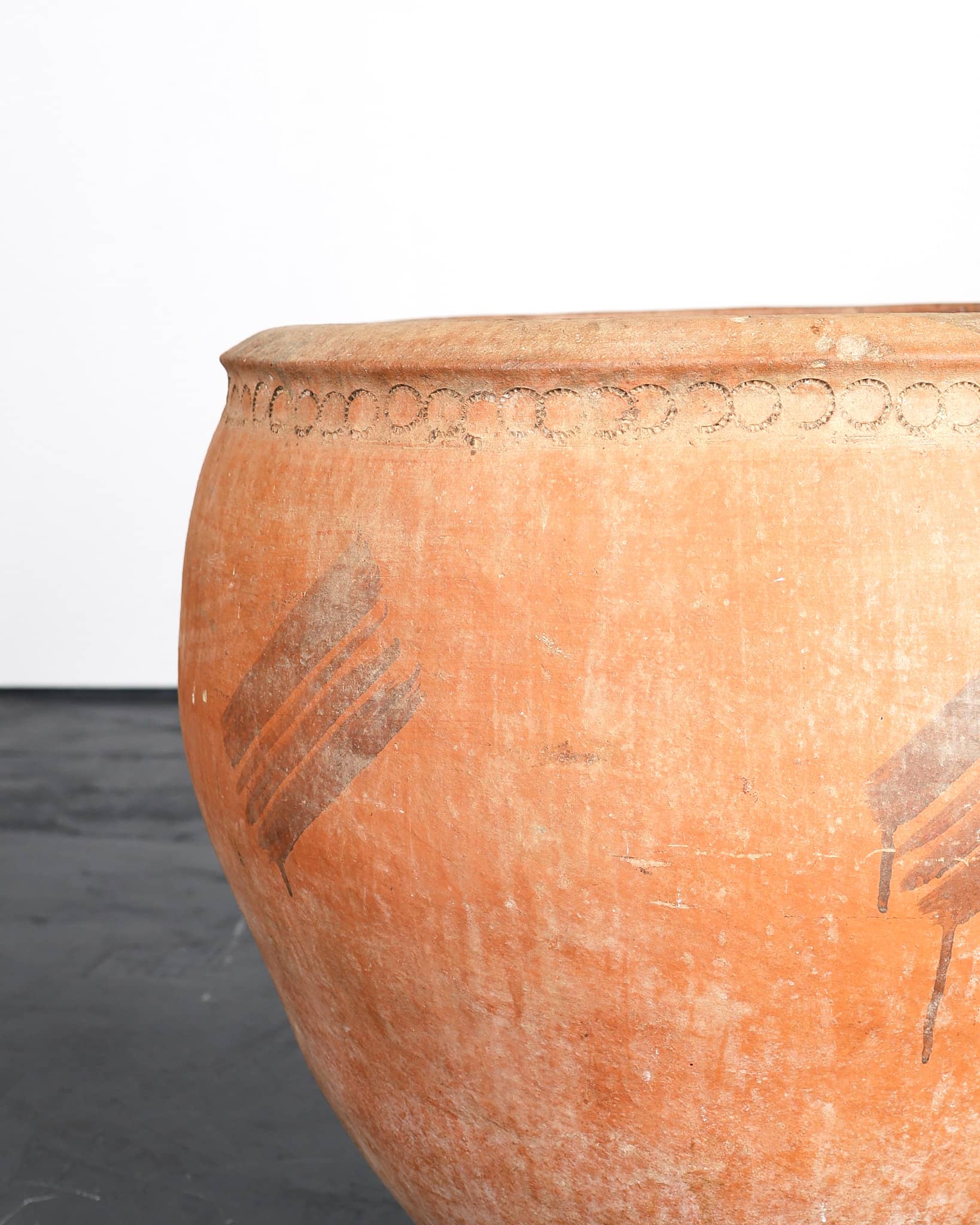 XL 19th C. Terracotta Calanda Vessel