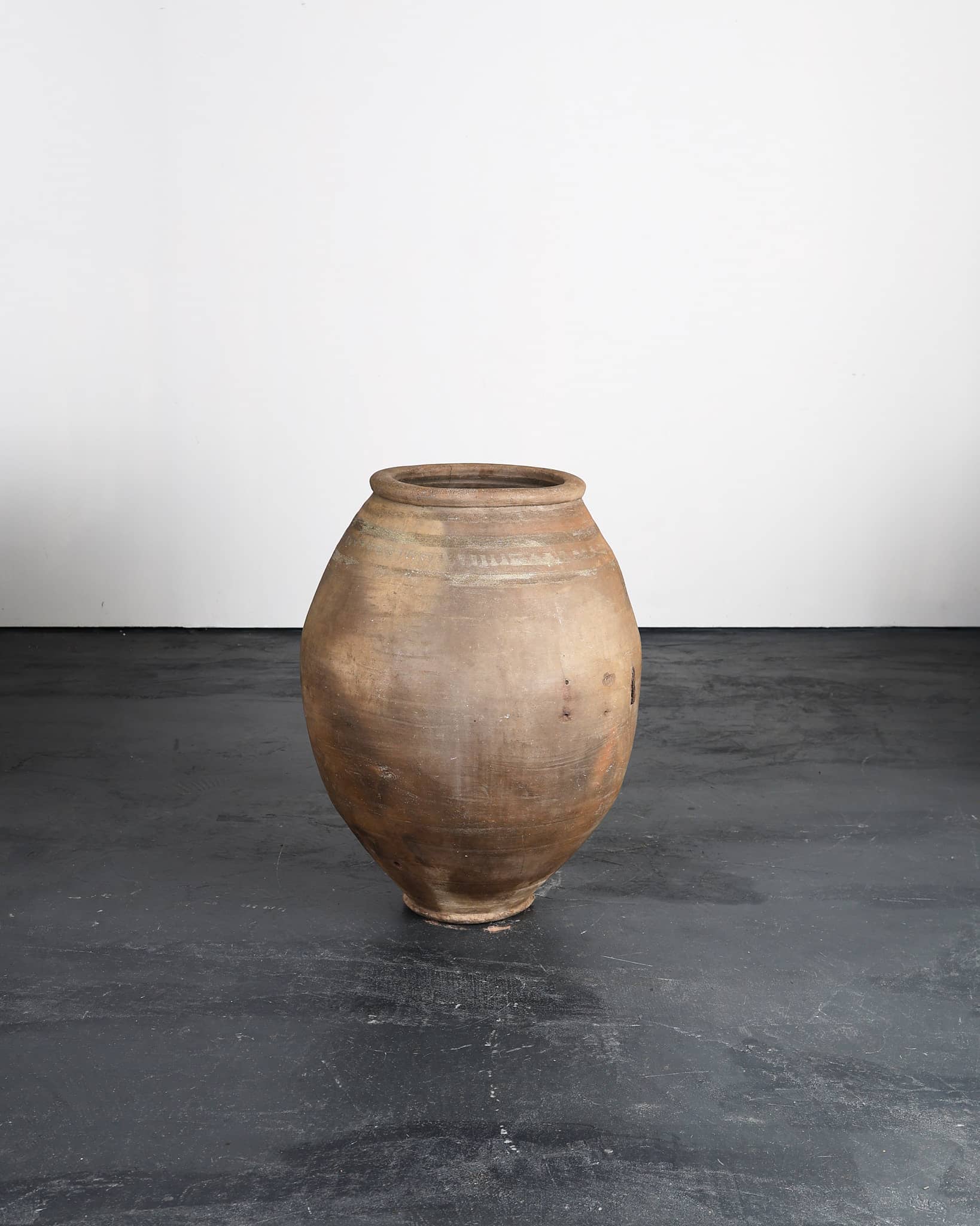 Rare XL Catalan 18th C. Terracotta Vessel