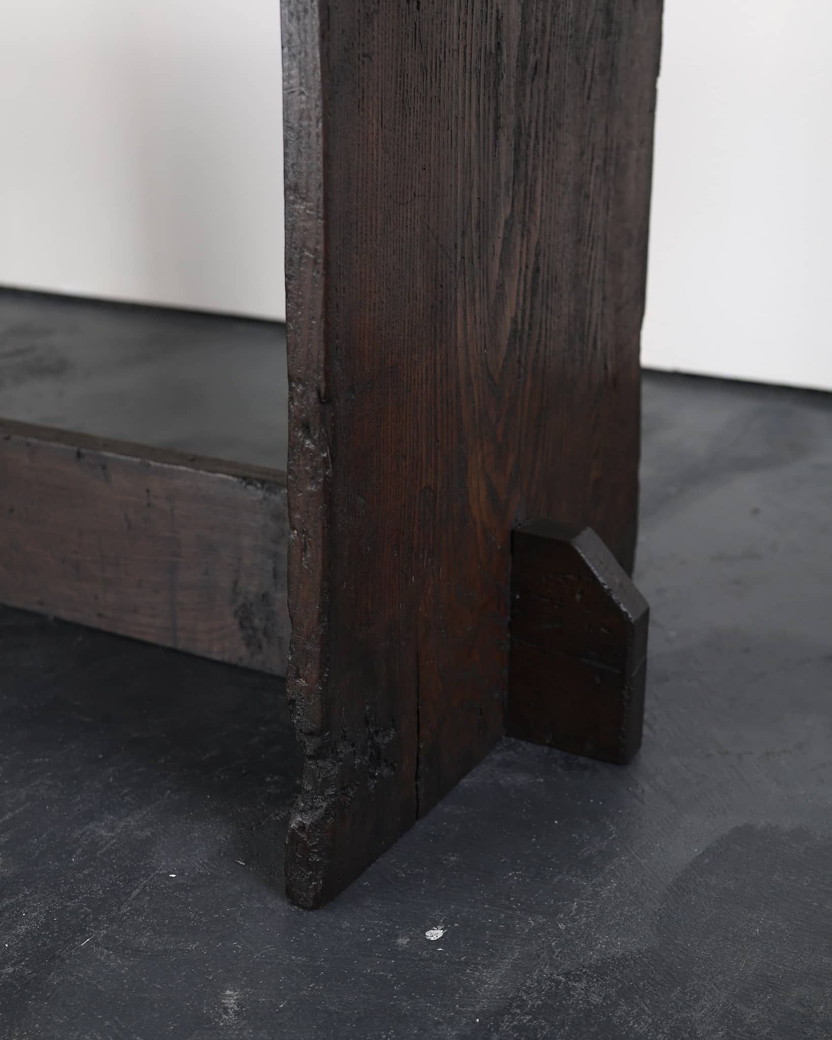 Large Primitive Dinning Table In 18th C. Portuguese Chestnut