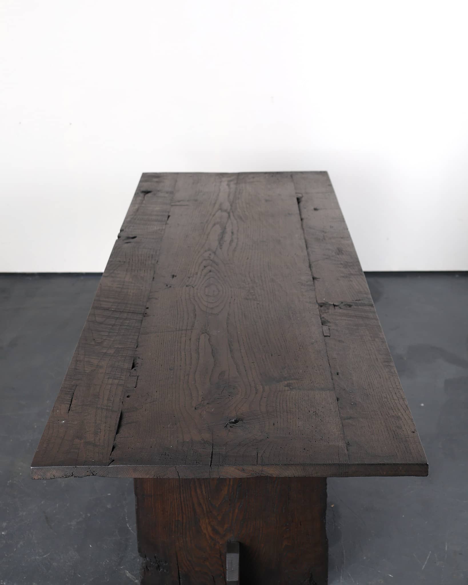 Large Primitive Dinning Table In 18th C. Portuguese Chestnut