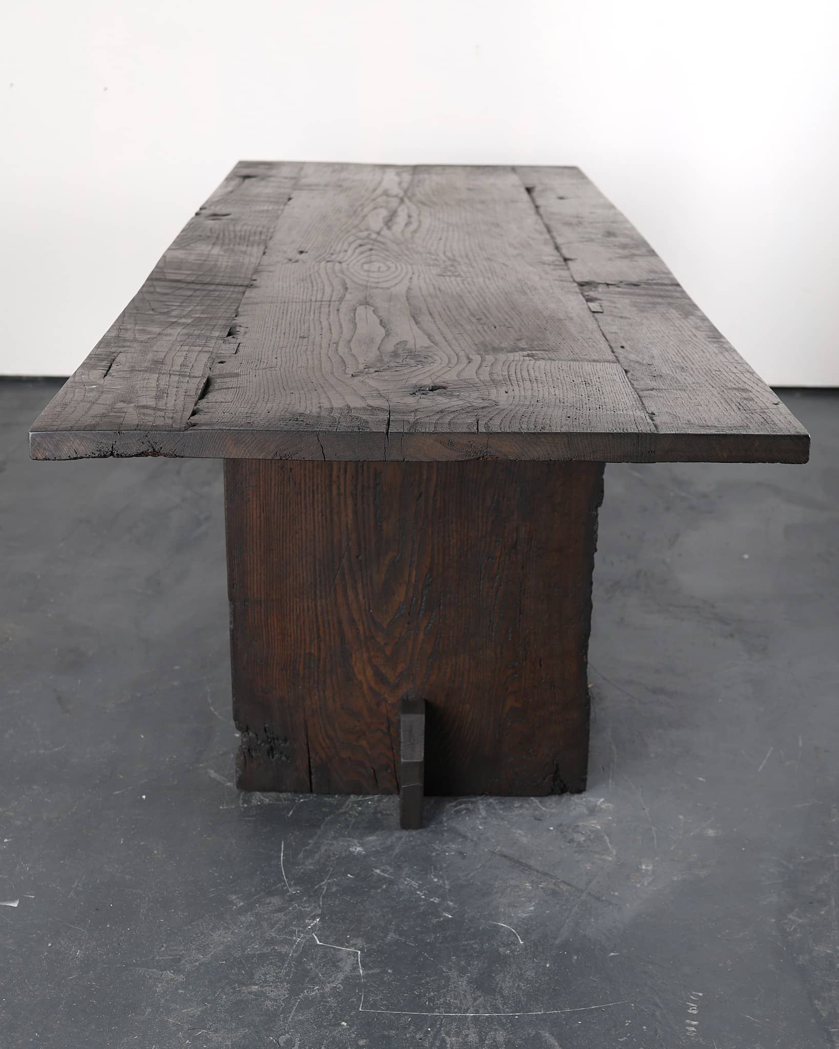 Large Primitive Dinning Table In 18th C. Portuguese Chestnut
