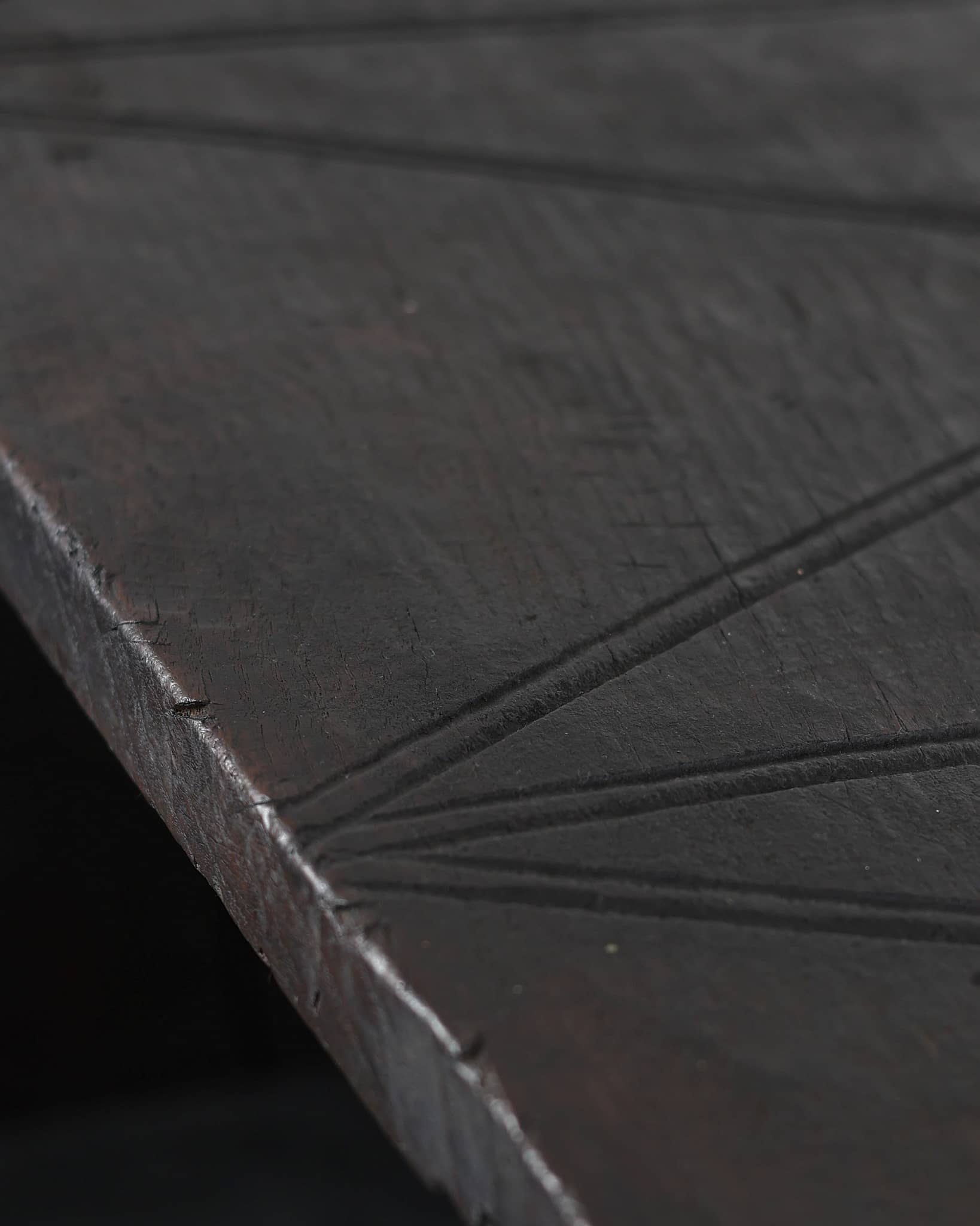 Primitive Table In Early 18th C. Hewn Portuguese Chestnut