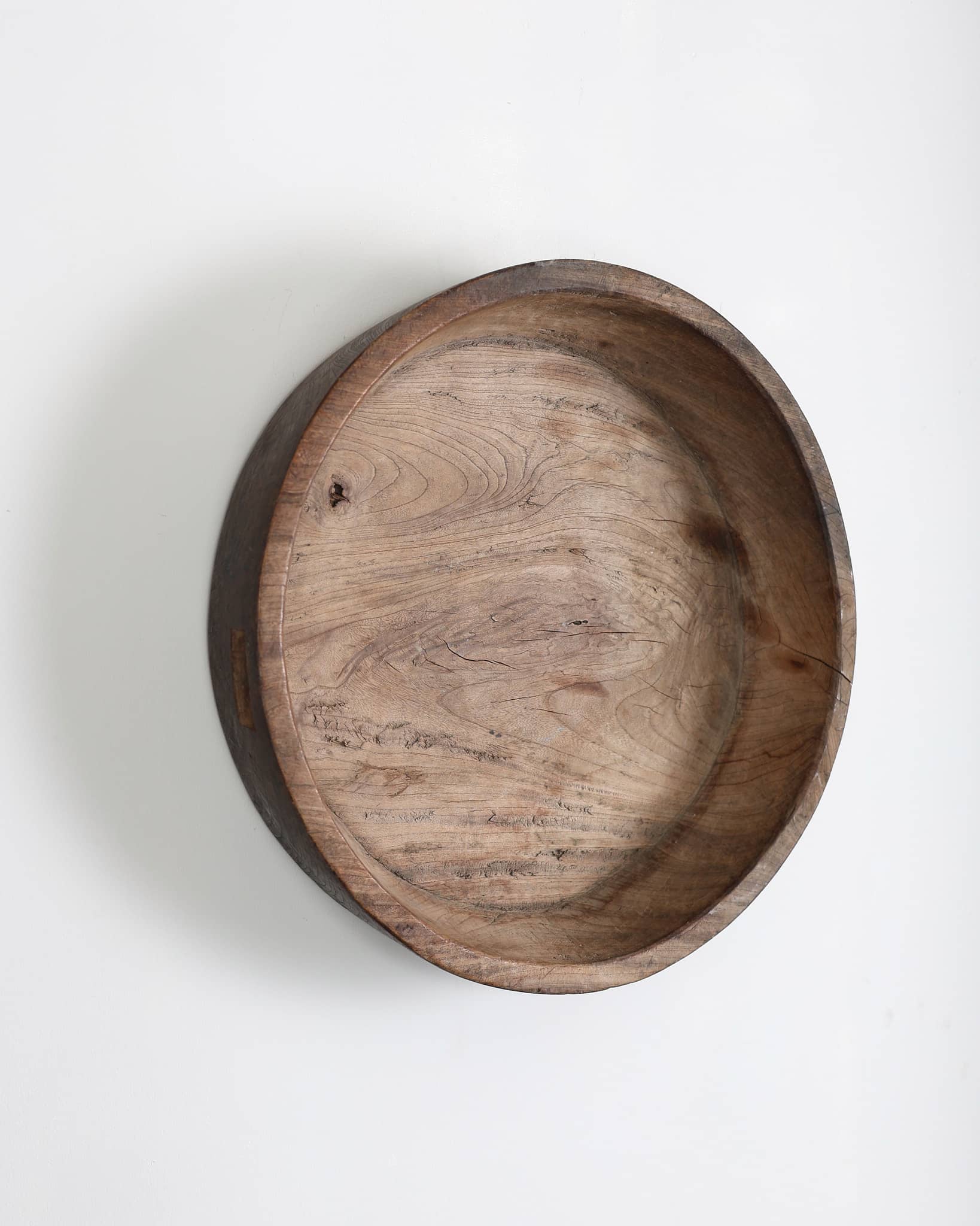 XL Primitive Carved Cedar Japanese Bowl (1)