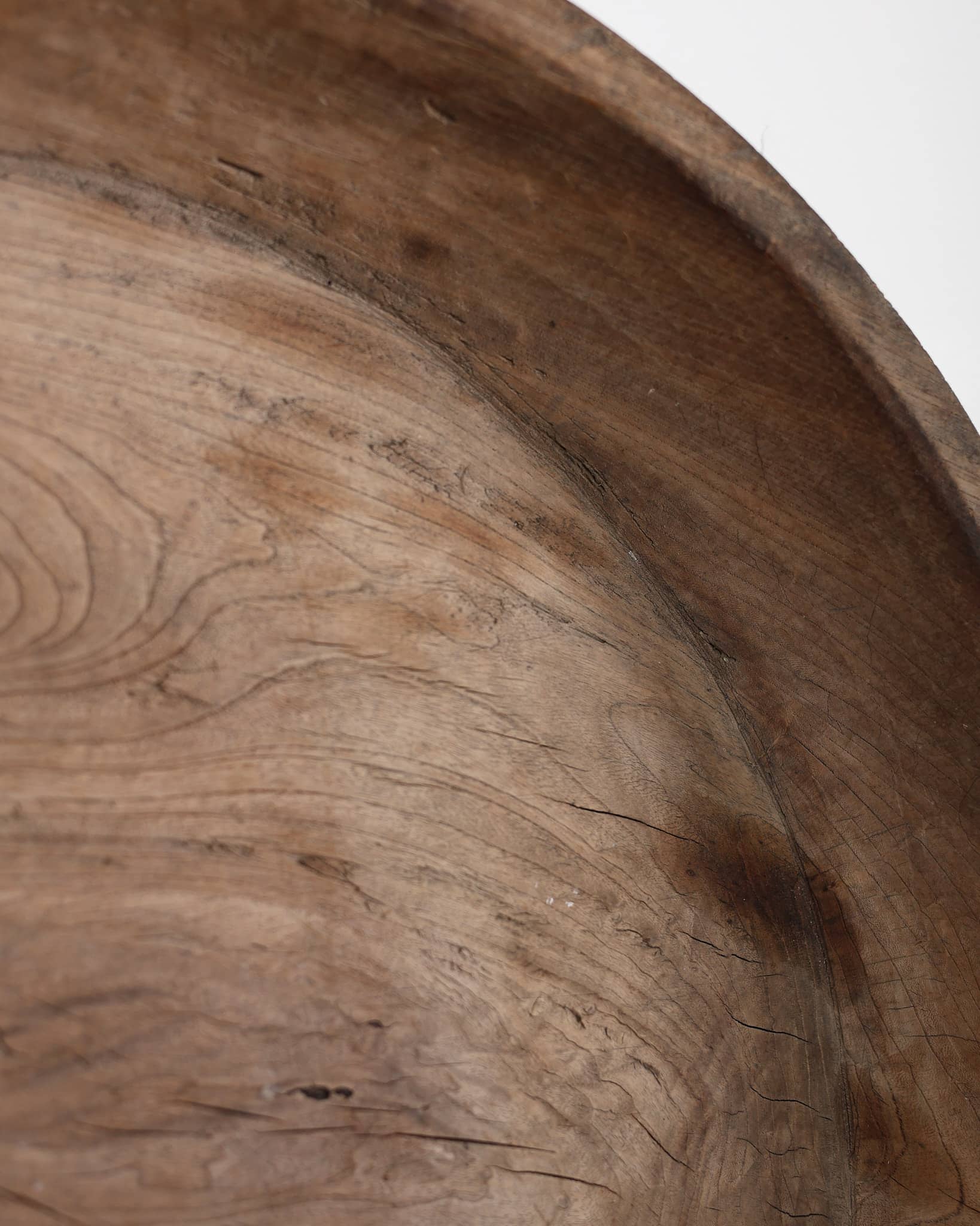 XL Primitive Carved Cedar Japanese Bowl (1)