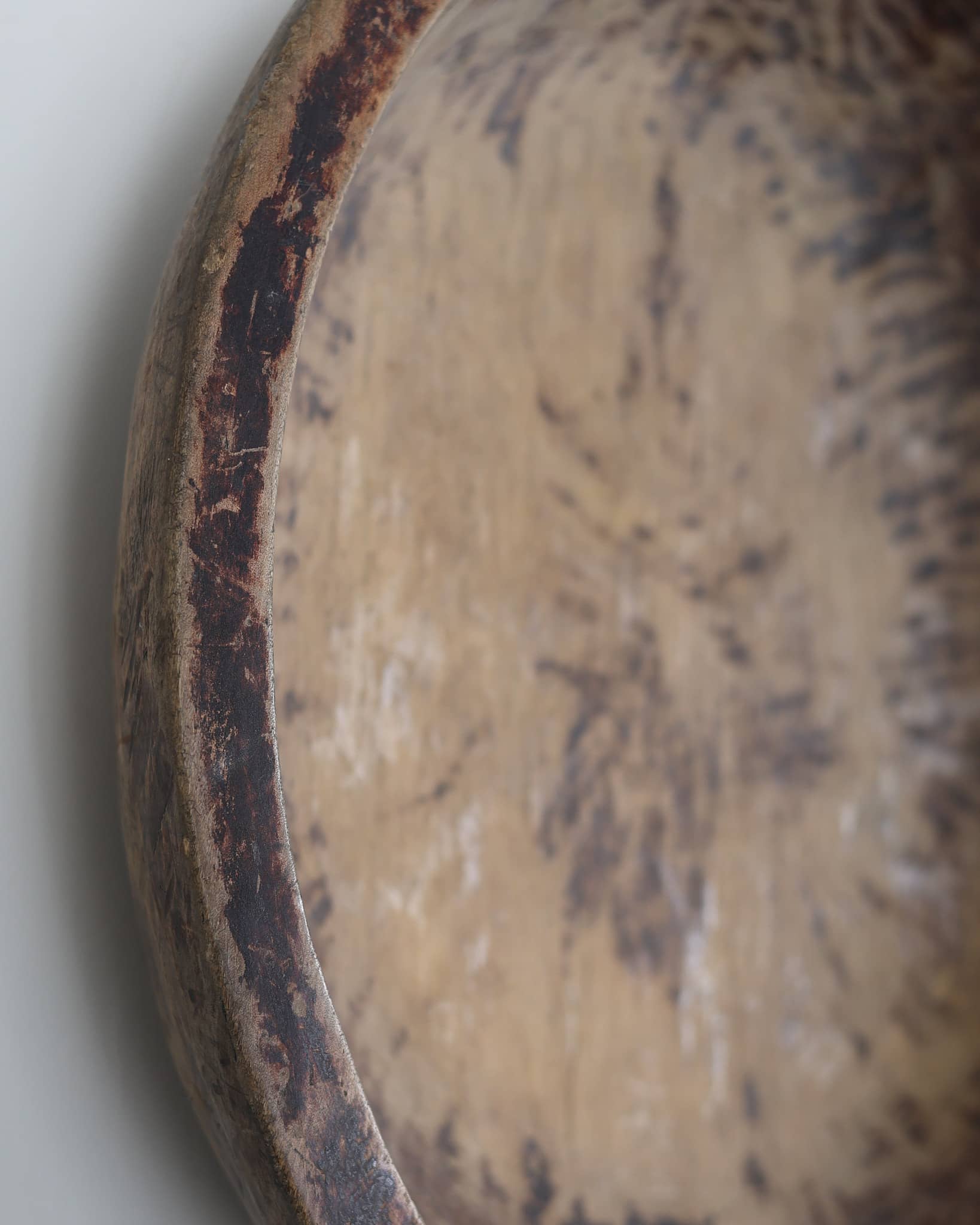 XL Primitive Carved Cedar Japanese Bowl (2)