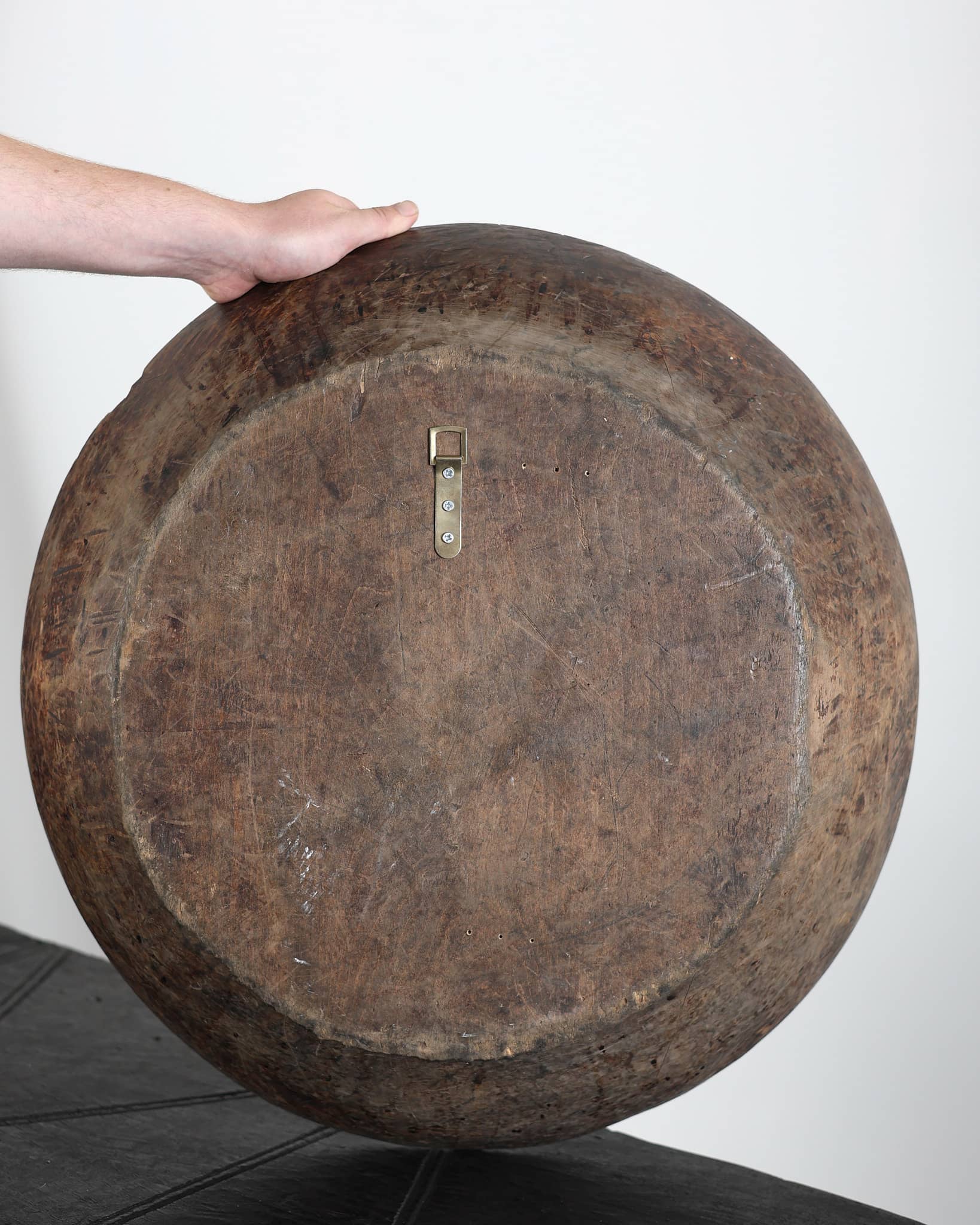 XL Primitive Carved Cedar Japanese Bowl (2)