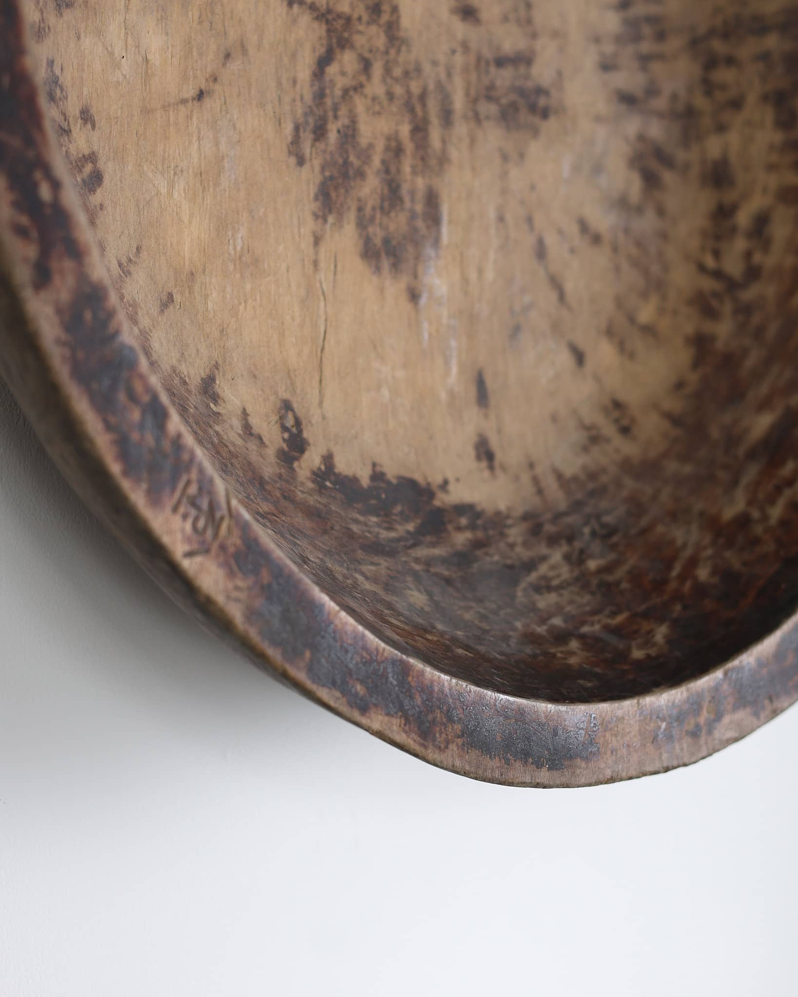 XL Primitive Carved Cedar Japanese Bowl (2)