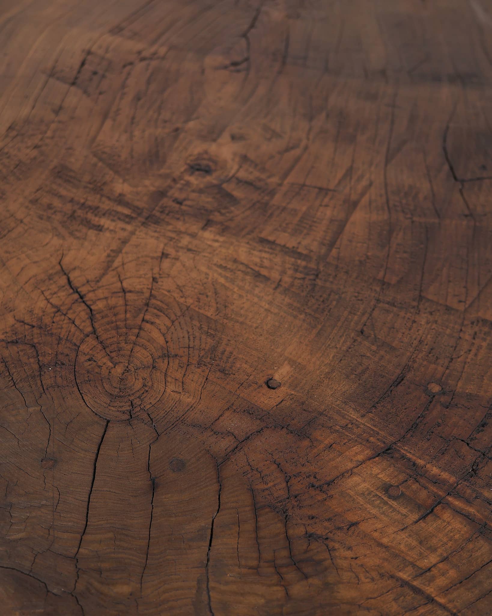 Large Primitive Low Table In 18th C. Portuguese Chestnut