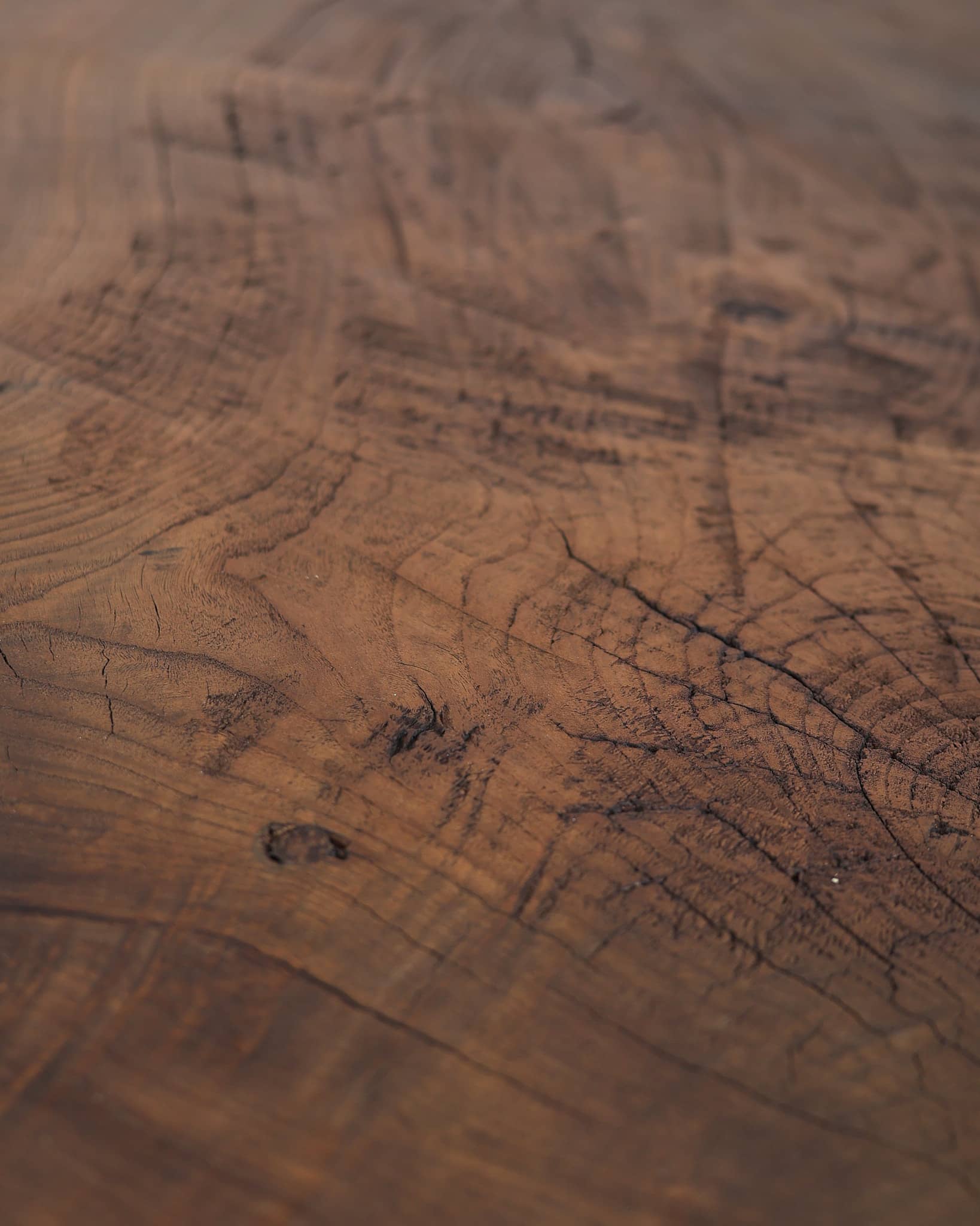 Large Primitive Low Table In 18th C. Portuguese Chestnut