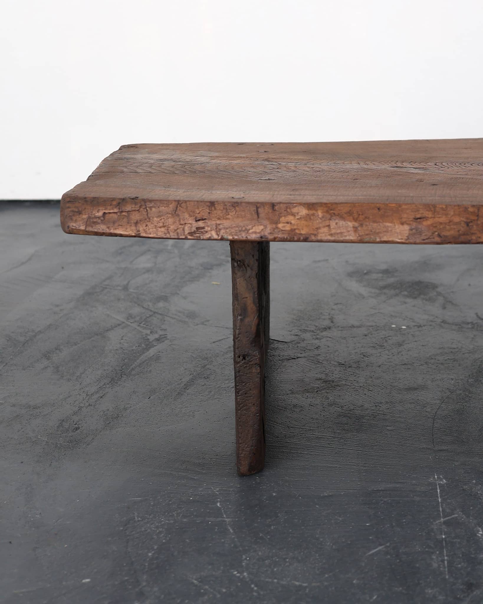 Large Primitive Low Table In 18th C. Portuguese Chestnut