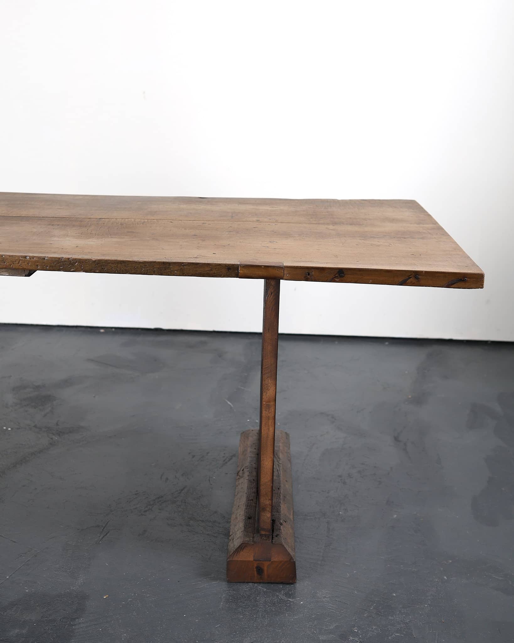 Primitive Dinning/Centre Table In 18th C. Portuguese Chestnut