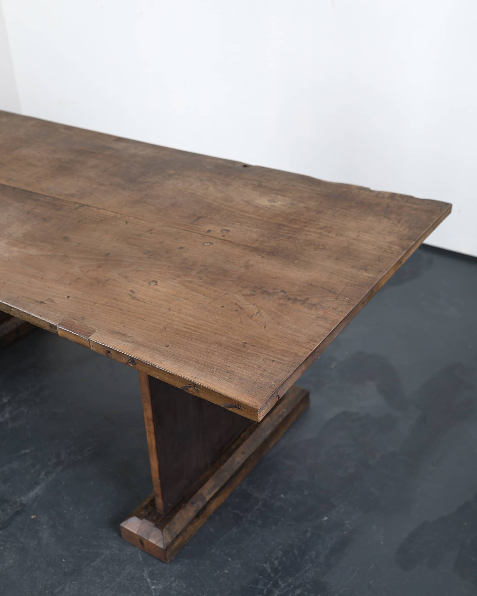 Primitive Dinning/Centre Table In 18th C. Portuguese Chestnut