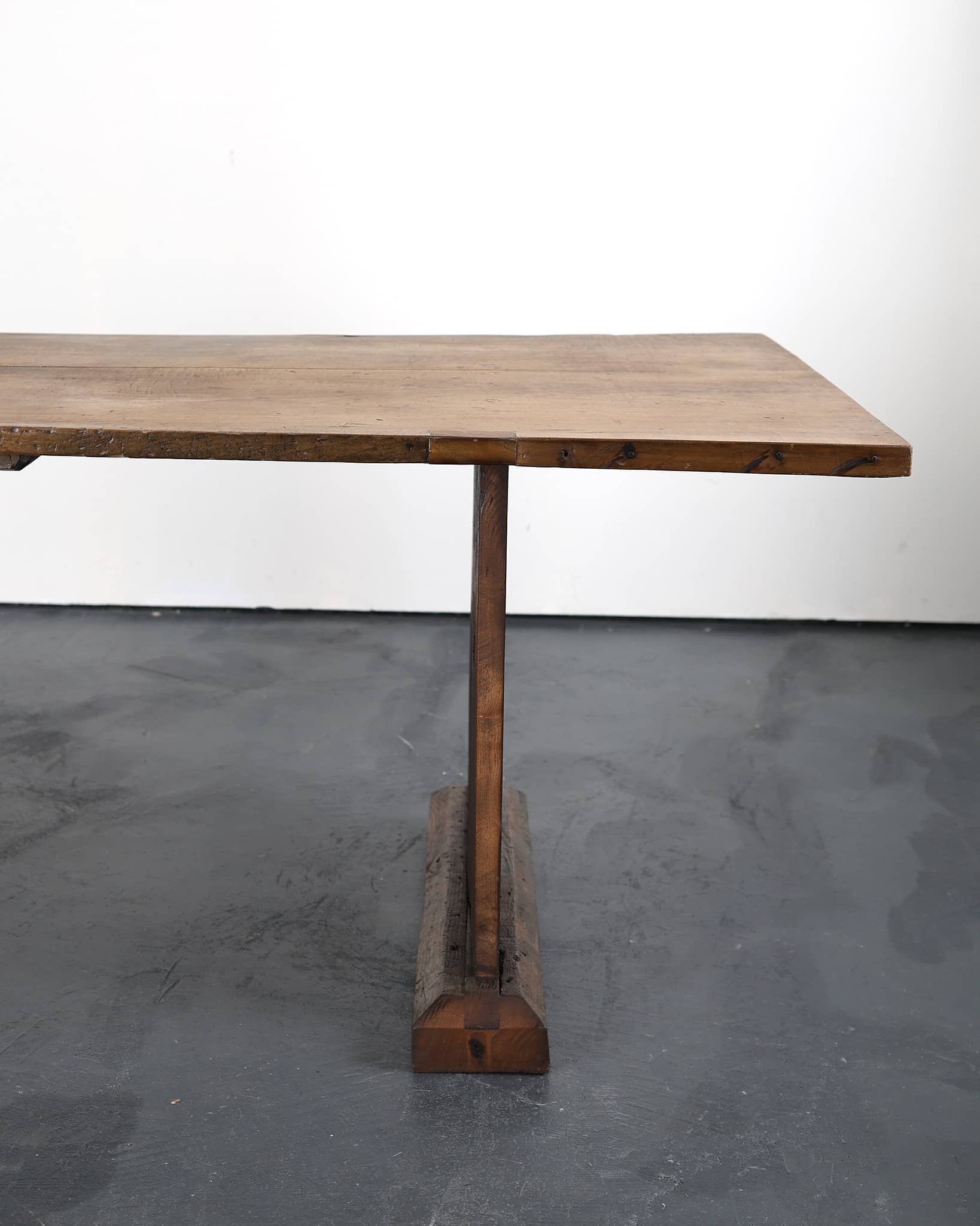 Primitive Dinning/Centre Table In 18th C. Portuguese Chestnut