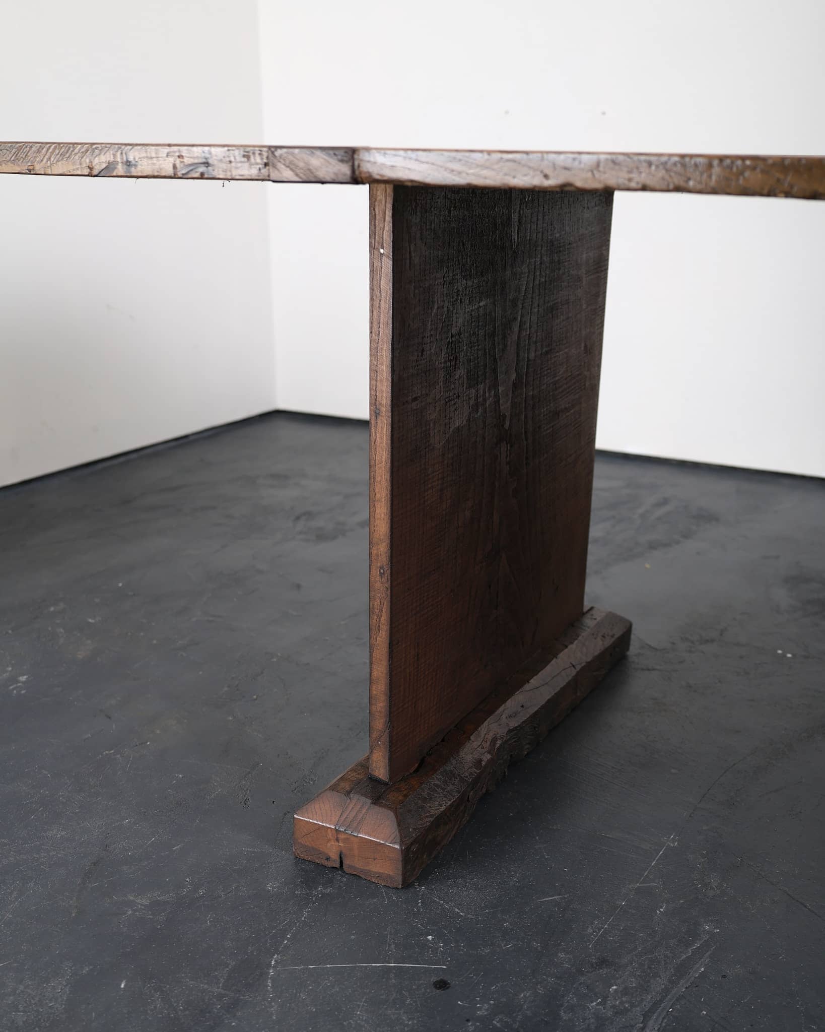 Primitive Dinning/Centre Table In 18th C. Portuguese Chestnut