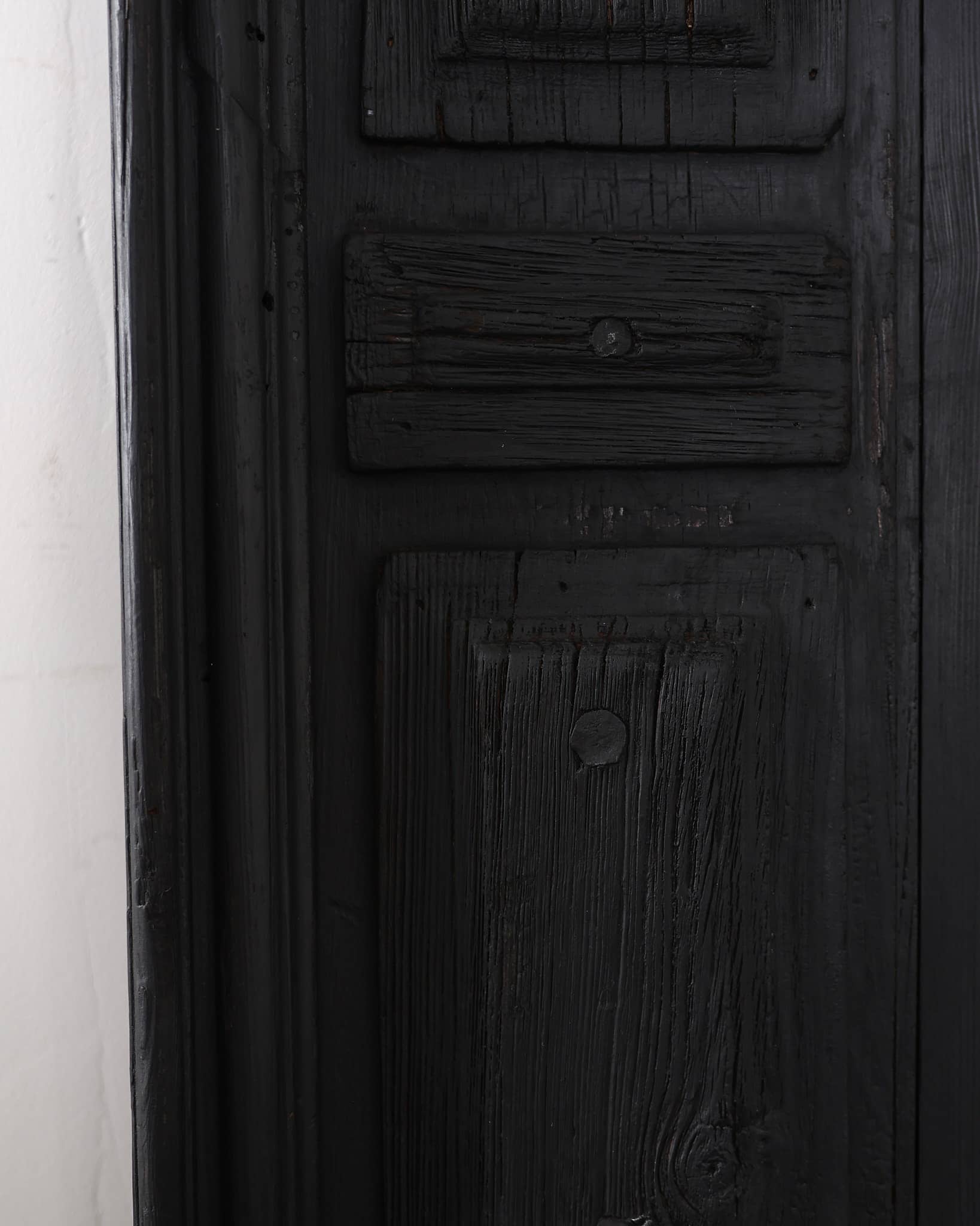 XXL Charred Chestnut & Mercury Mirror