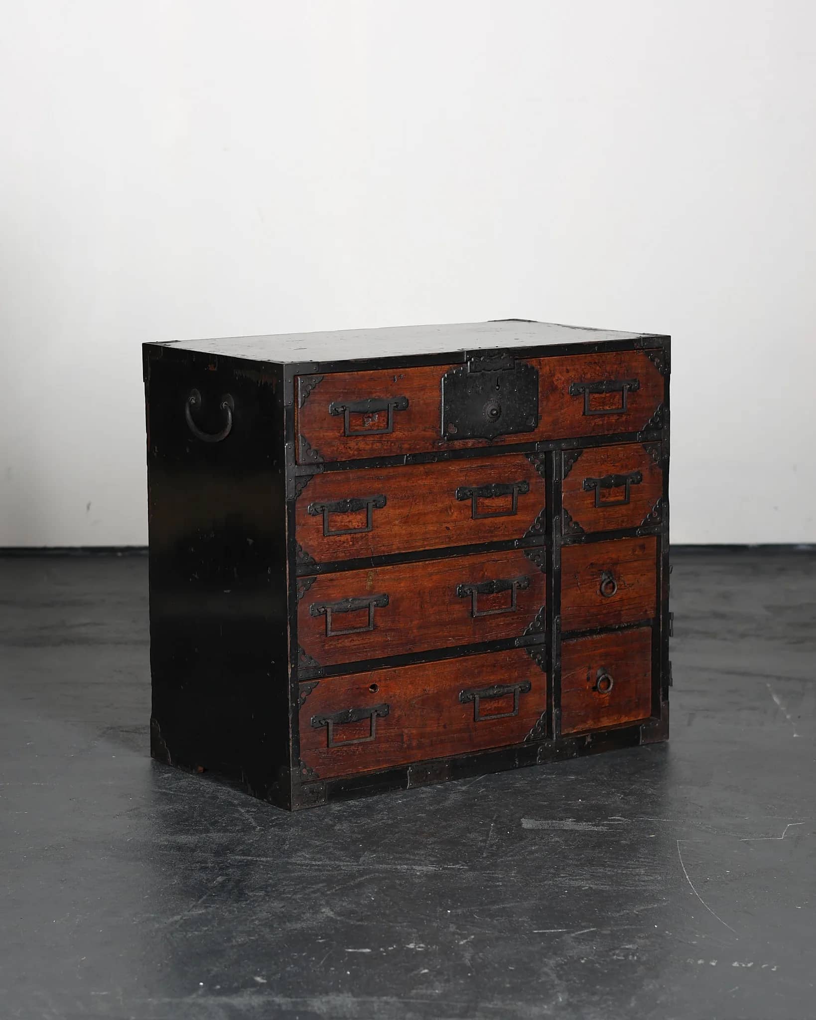 Early Meiji Period Japanese Tansu/Chest Of Drawers