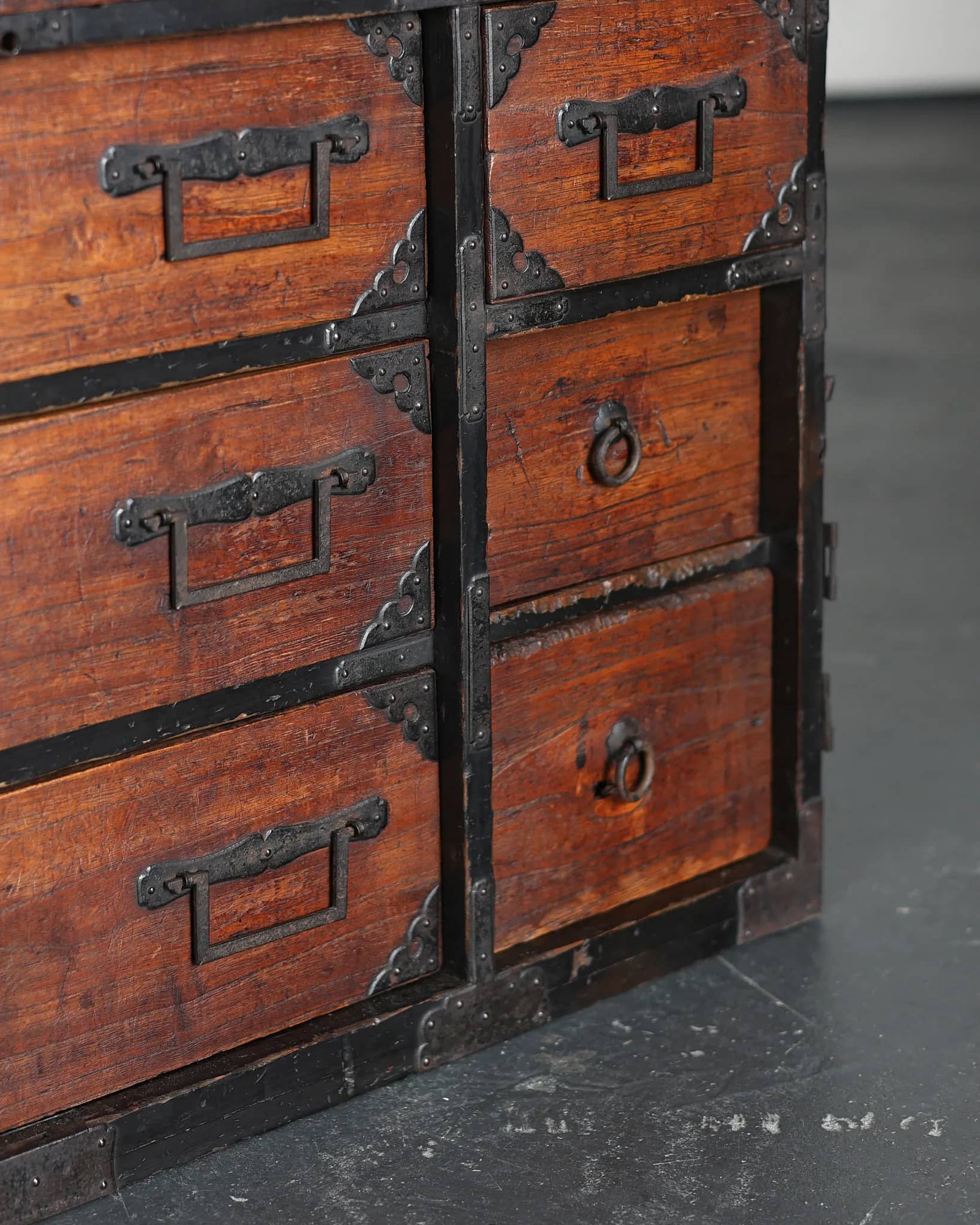 Early Meiji Period Japanese Tansu/Chest Of Drawers
