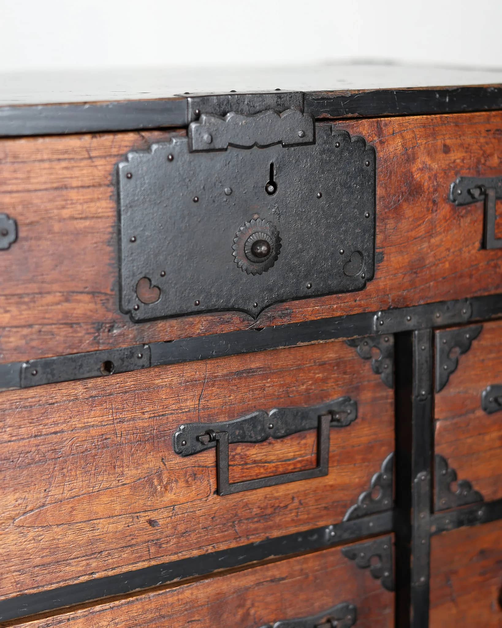 Early Meiji Period Japanese Tansu/Chest Of Drawers