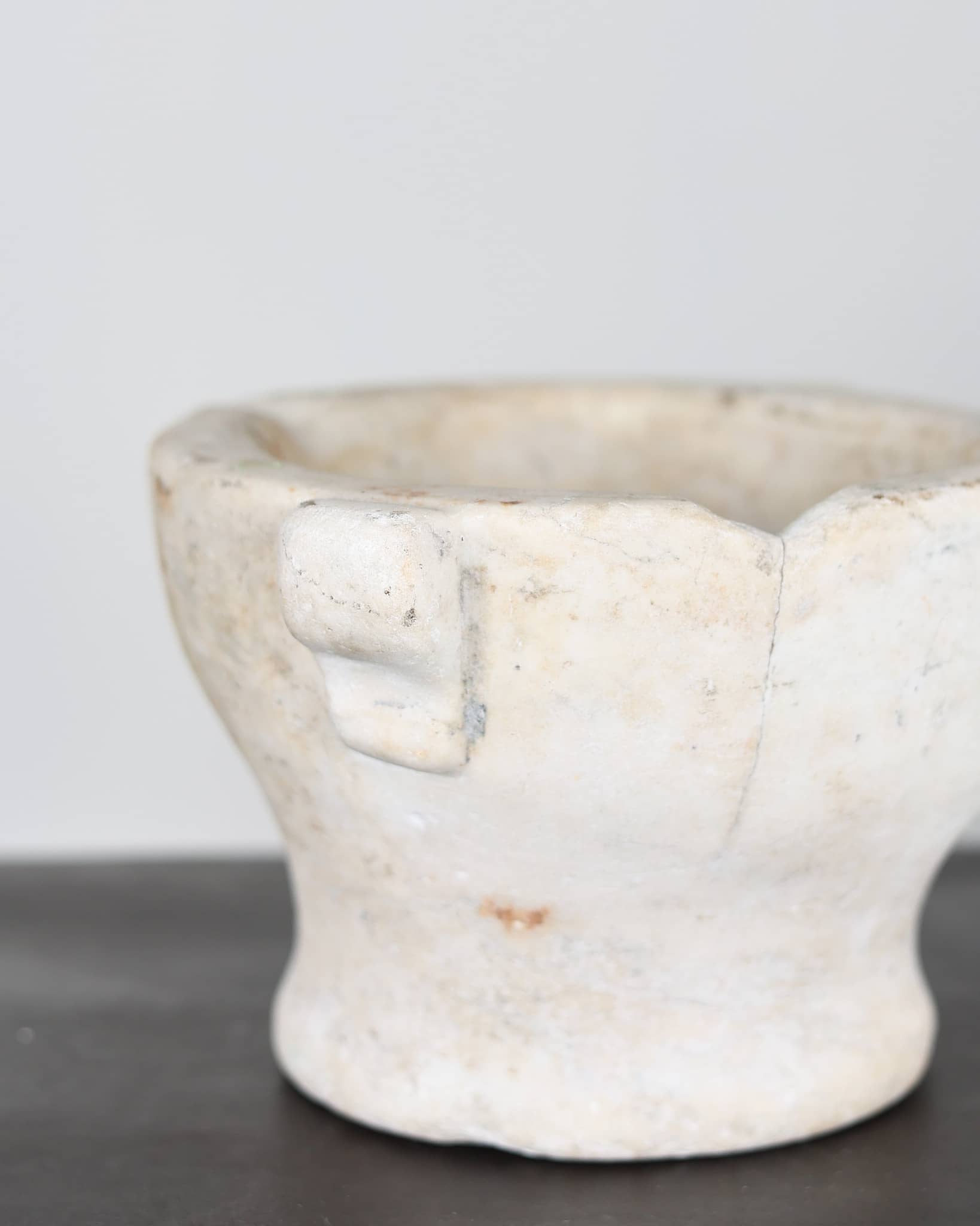 Ancient English Marble Mortar