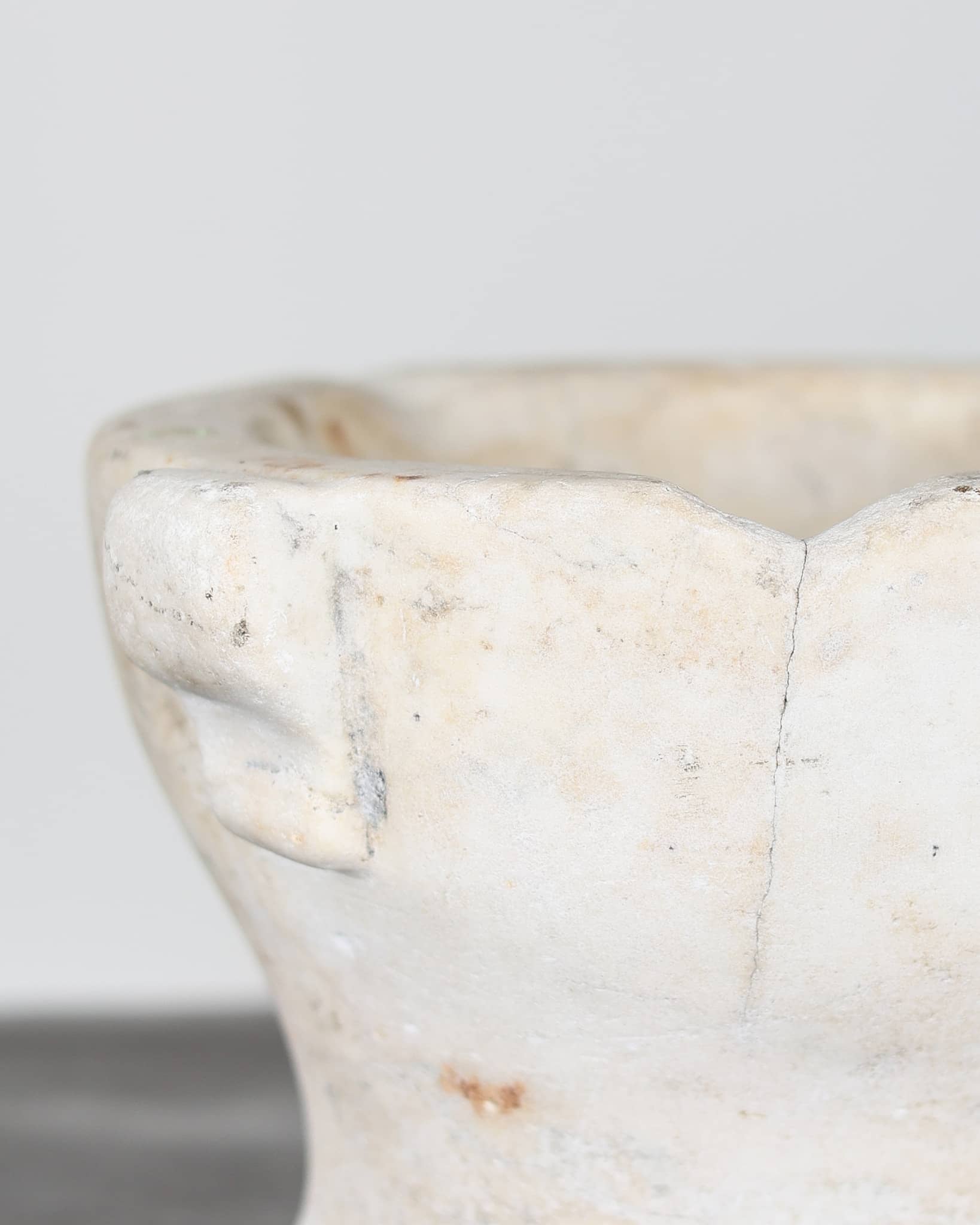 Ancient English Marble Mortar