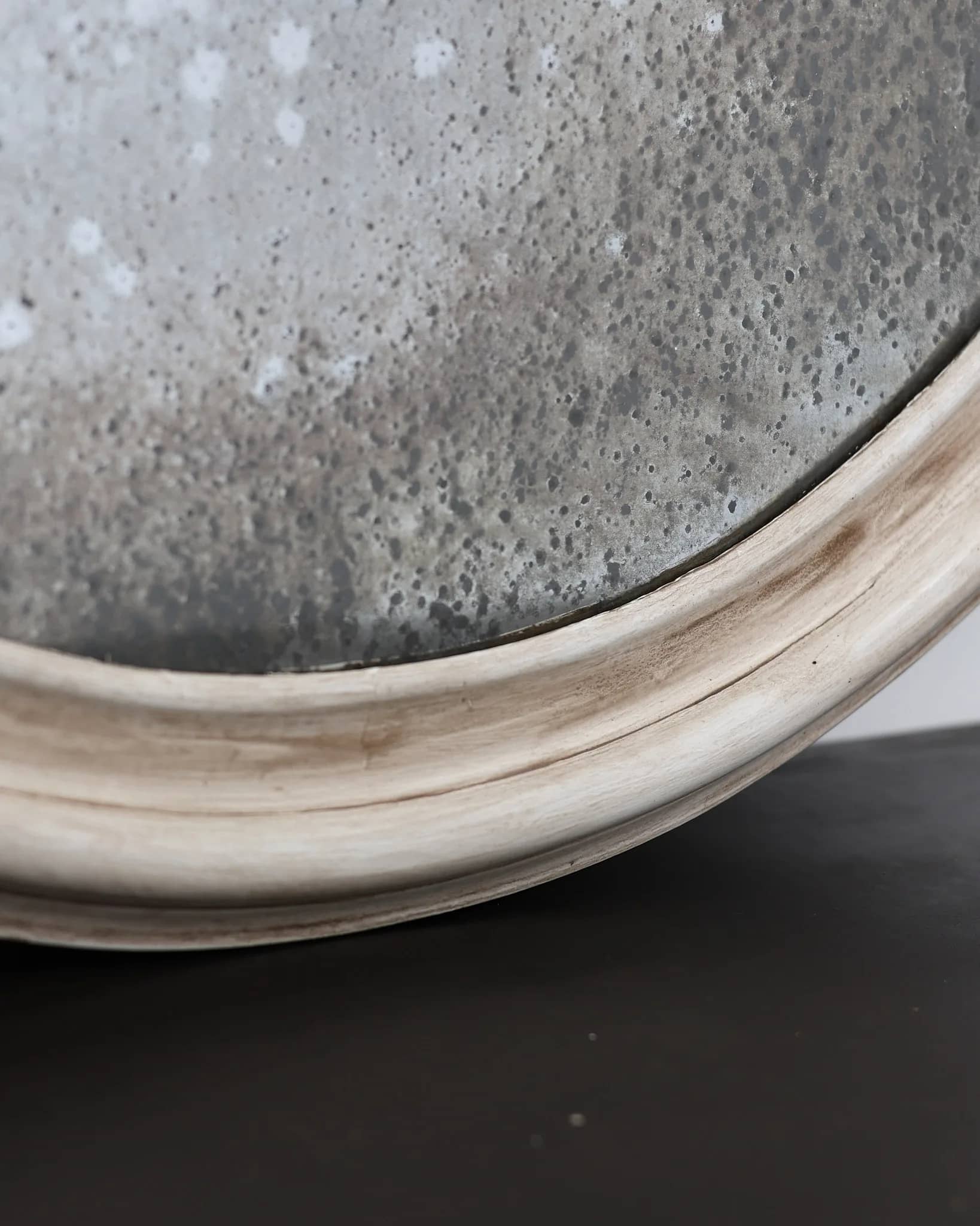 Large Oval Early 19th C. French Mercury Mirror