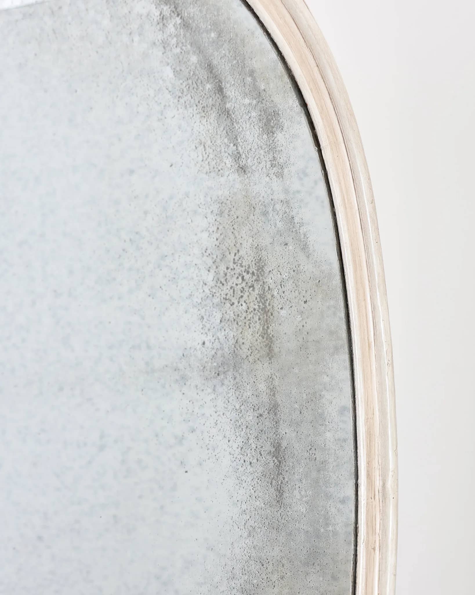 Large Oval Early 19th C. French Mercury Mirror