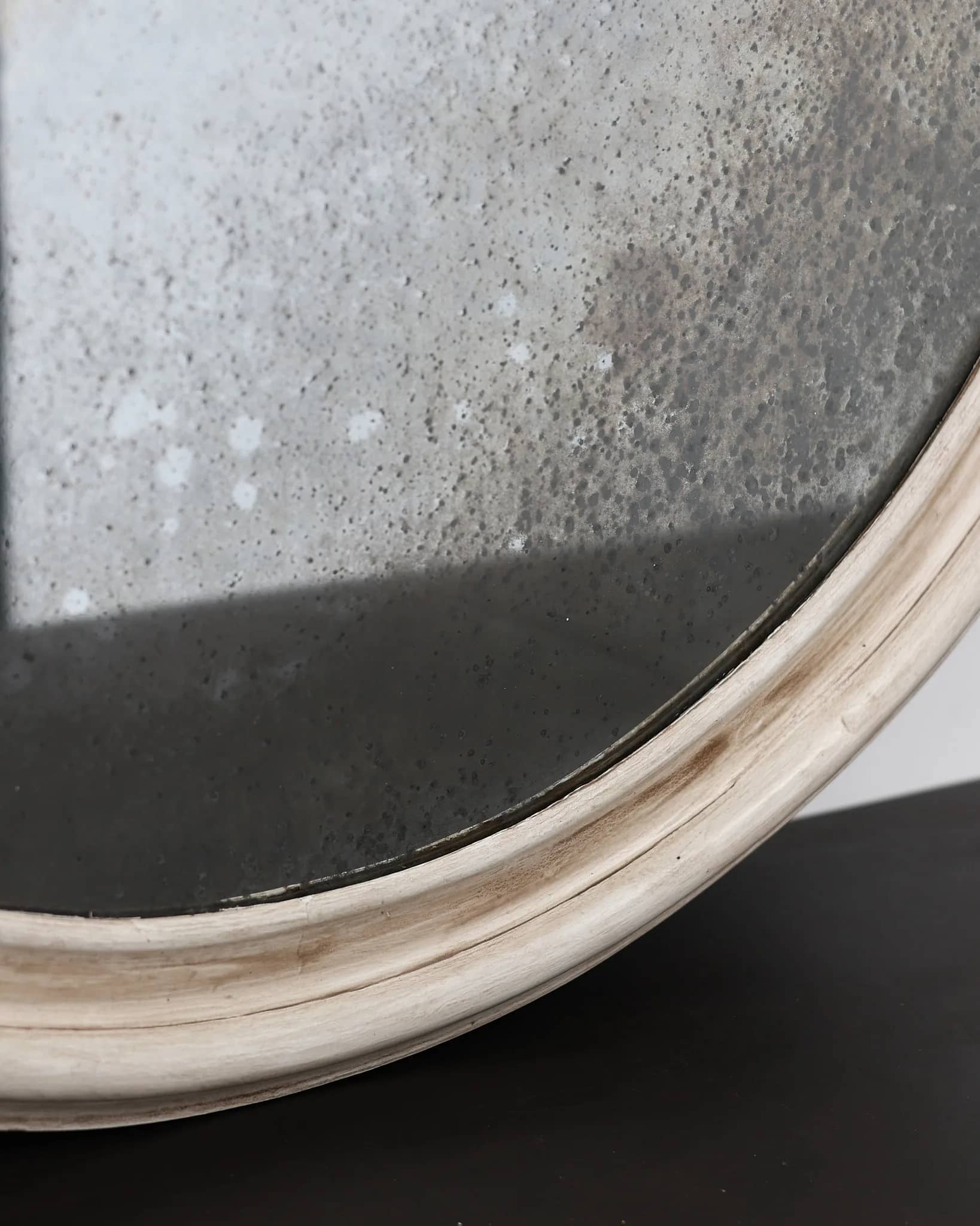 Large Oval Early 19th C. French Mercury Mirror