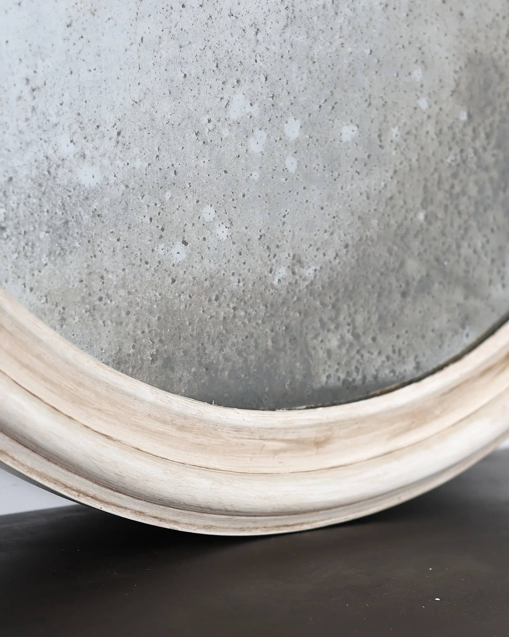 Large Oval Early 19th C. French Mercury Mirror